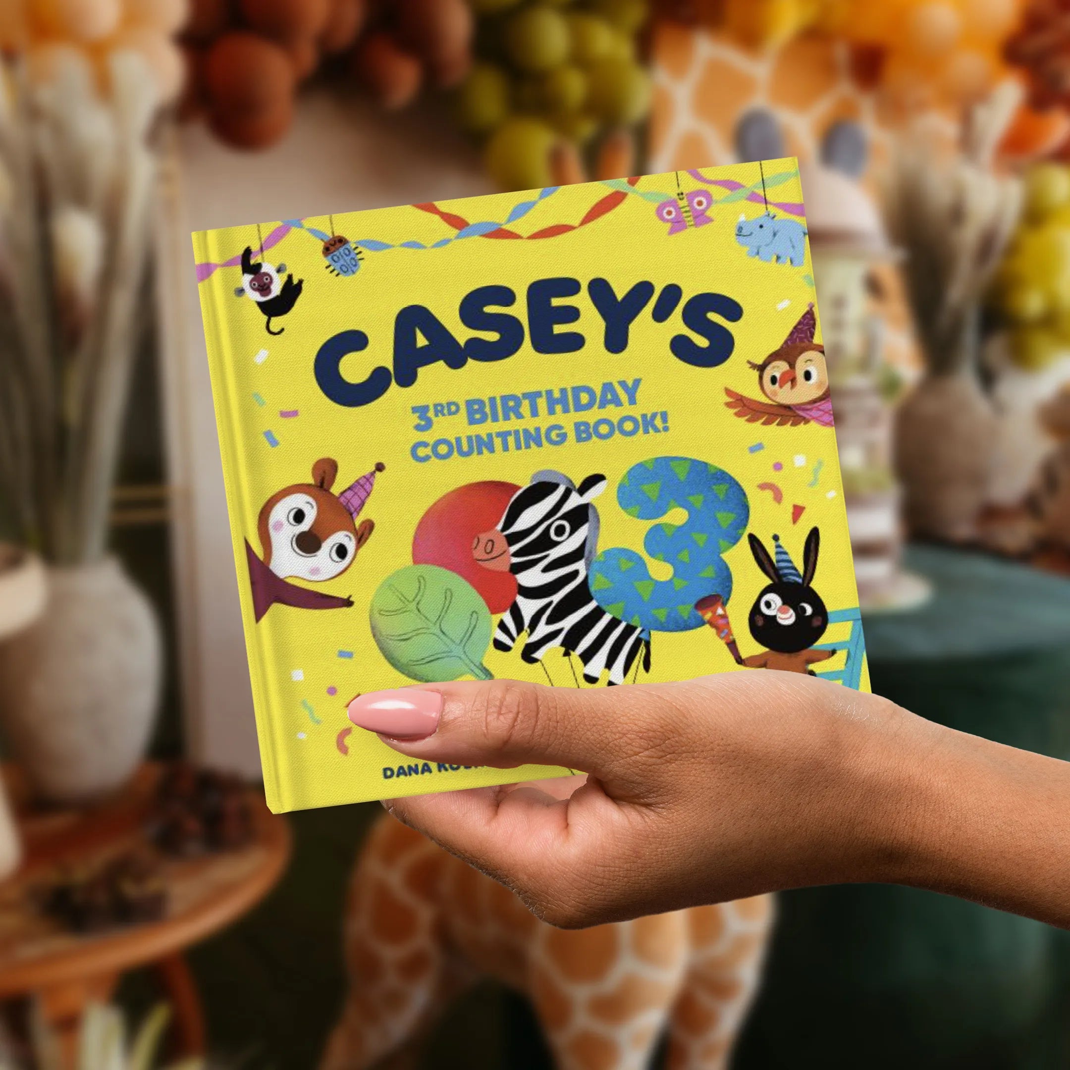 My 3rd Birthday Counting Personalized Board Book