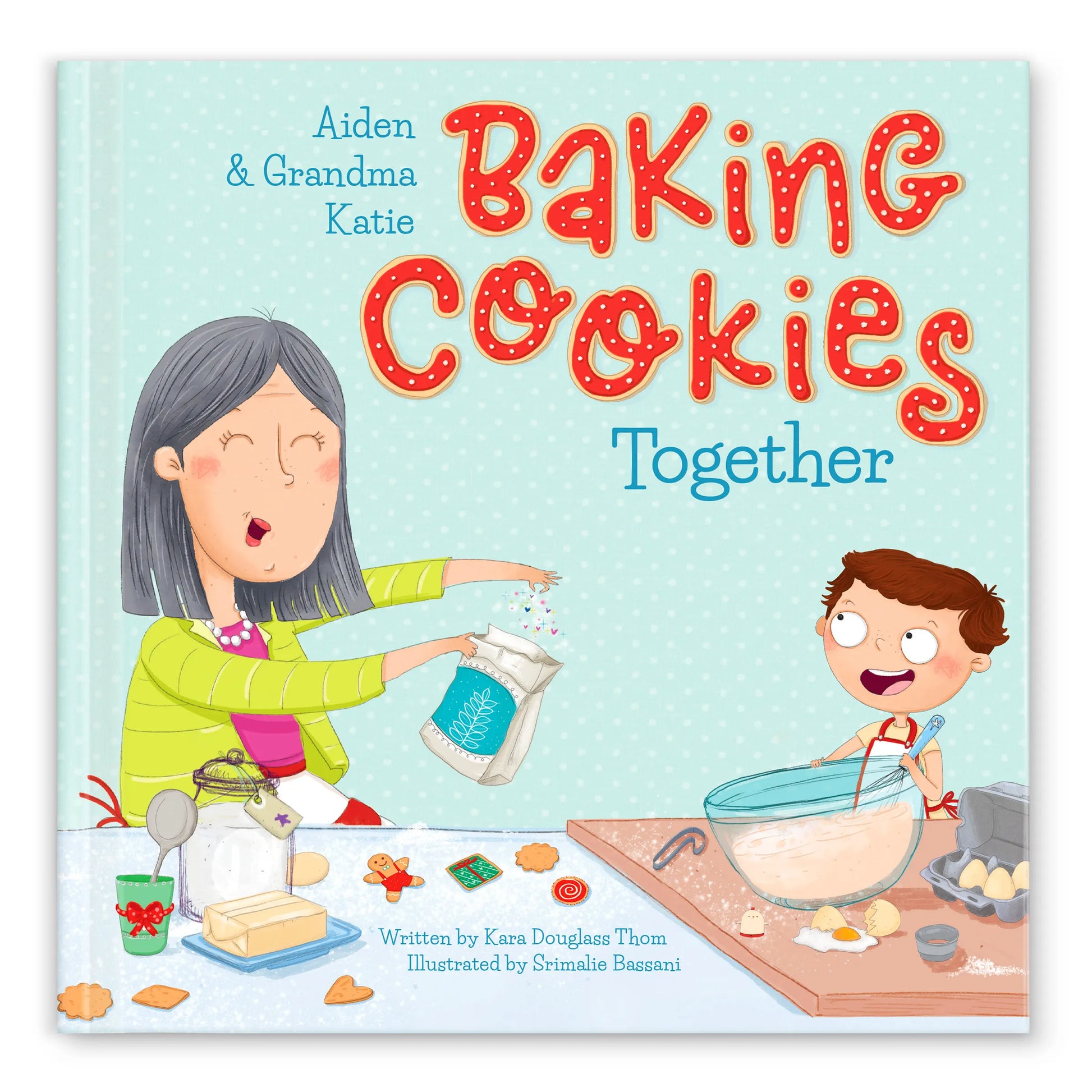 Baking Christmas Cookies Together Personalized Book