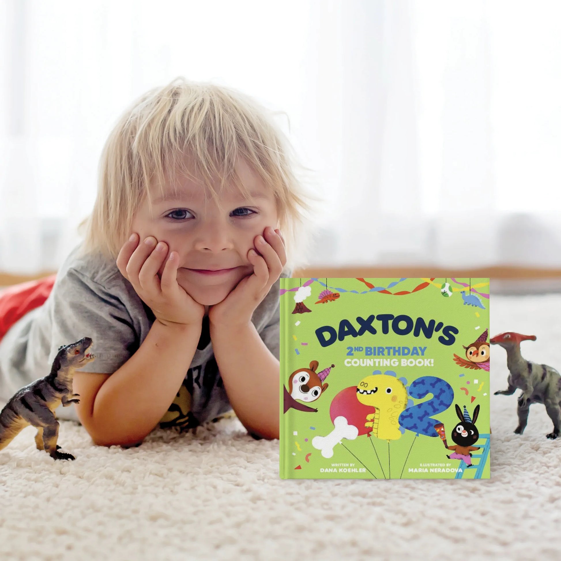 My 2nd Birthday Counting Personalized Board Book