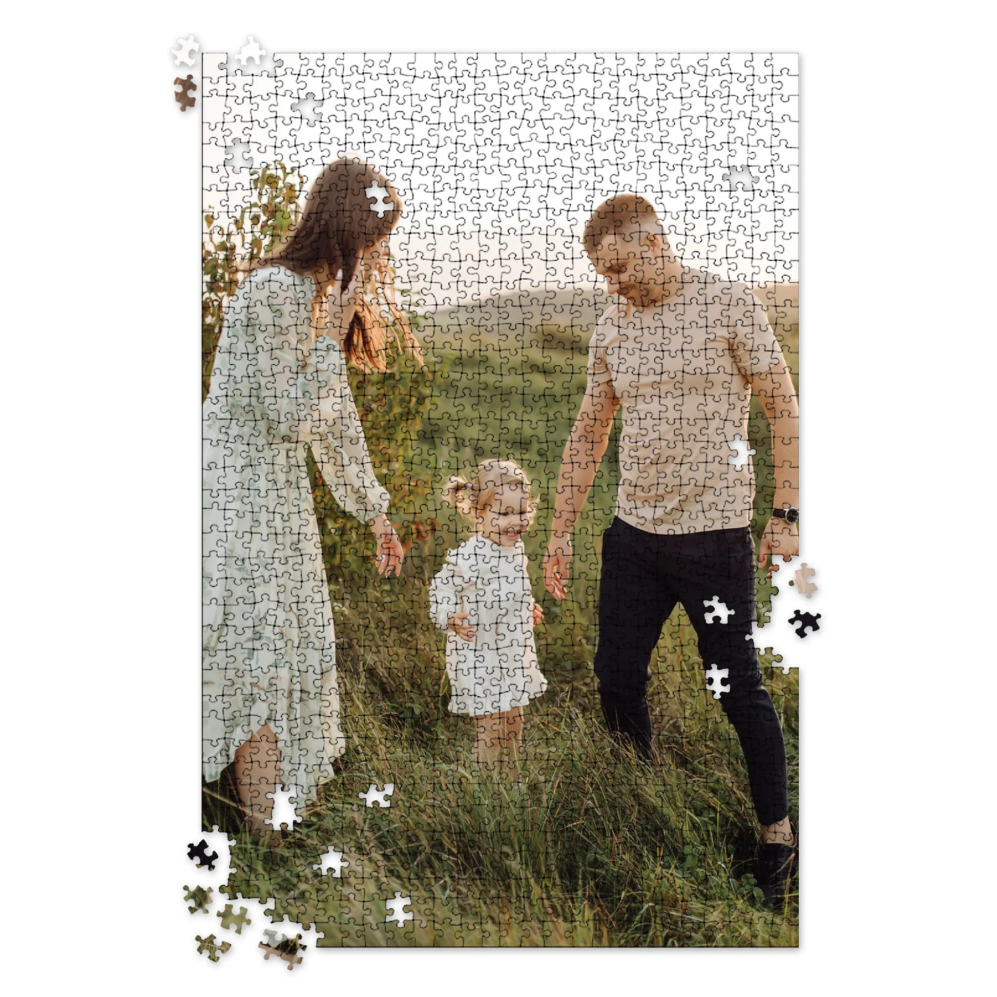 Premium Personalized Photo Puzzle, Portrait / Vertical – 1,000 Pieces