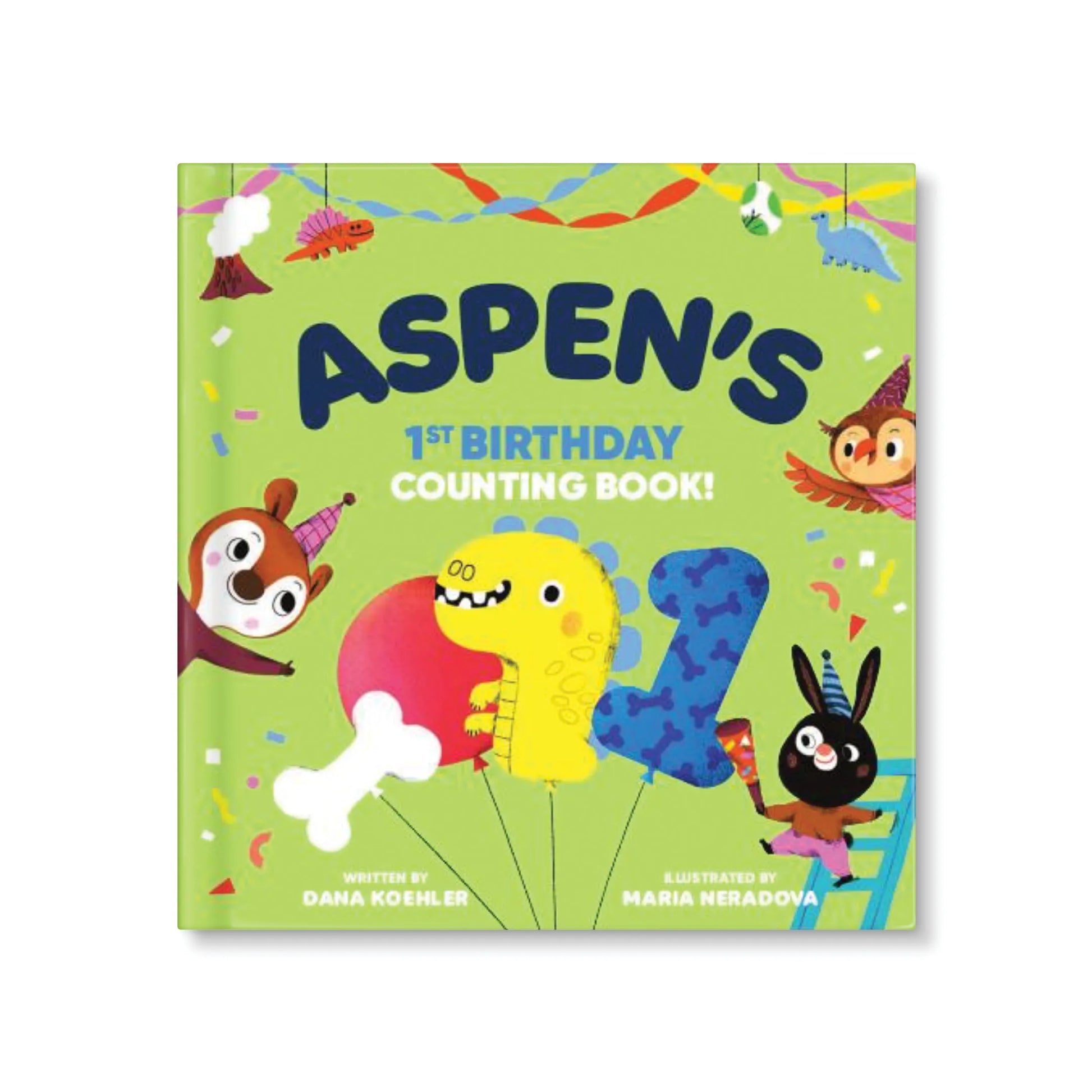 Baby's First Birthday Counting Personalized Board Book