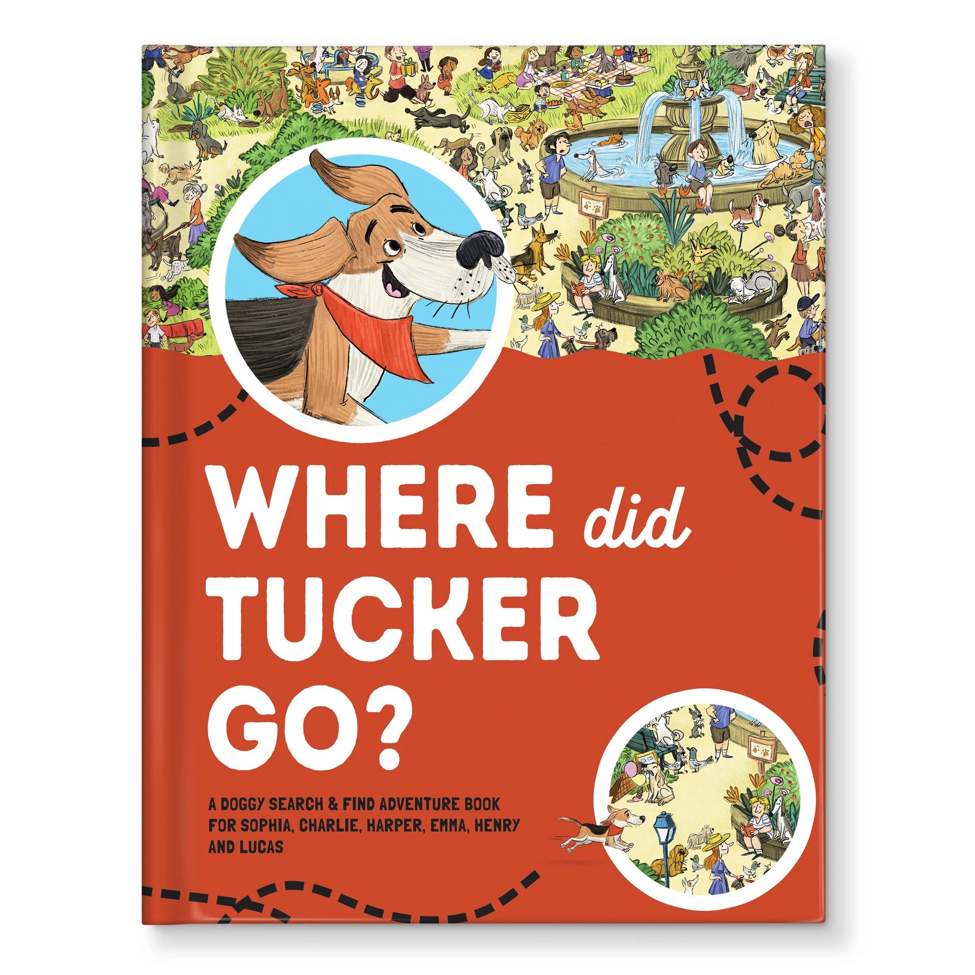 Where Did My Dog Go? Personalized Family Search-and-Find Book