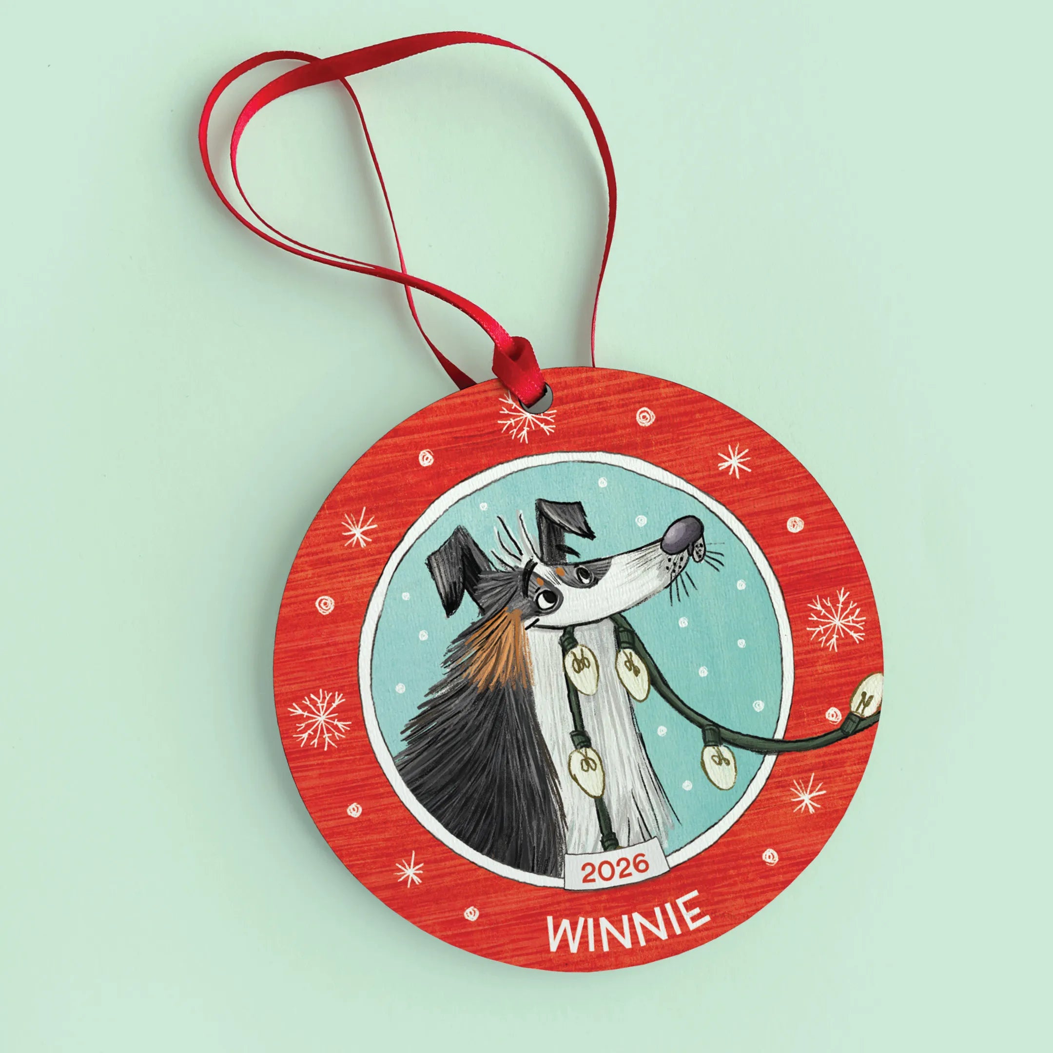 Dog Lovers Personalized Ornament