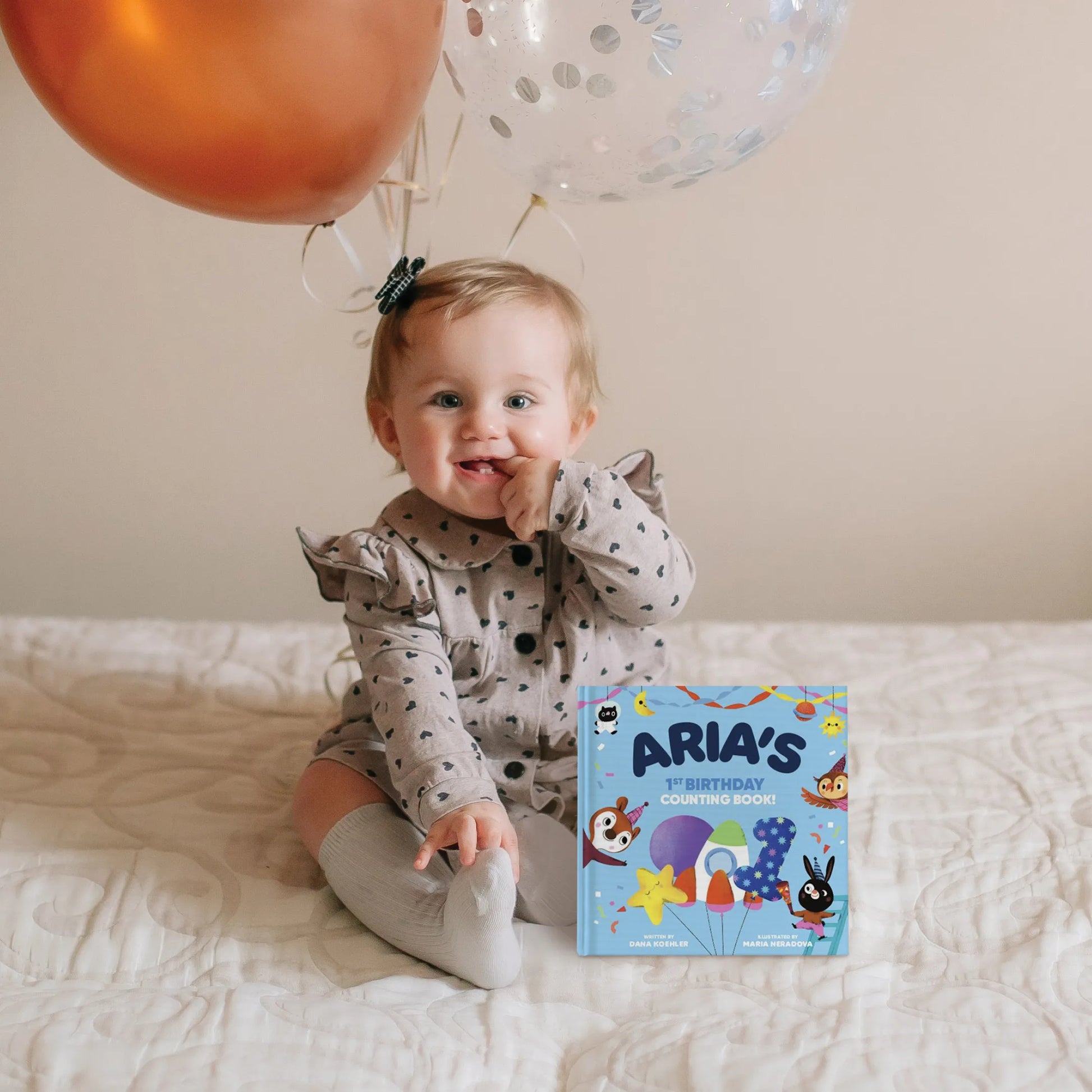 Baby's First Birthday Counting Personalized Board Book