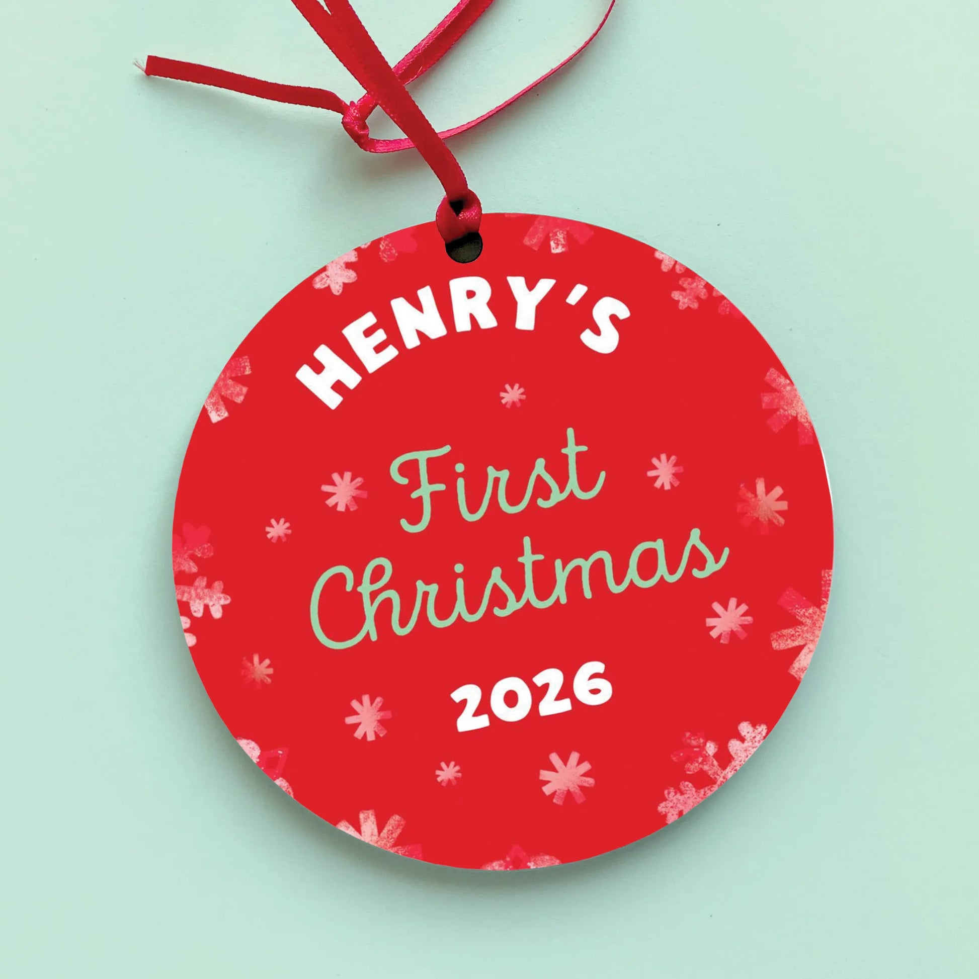 Baby's First Christmas Personalized Ornament