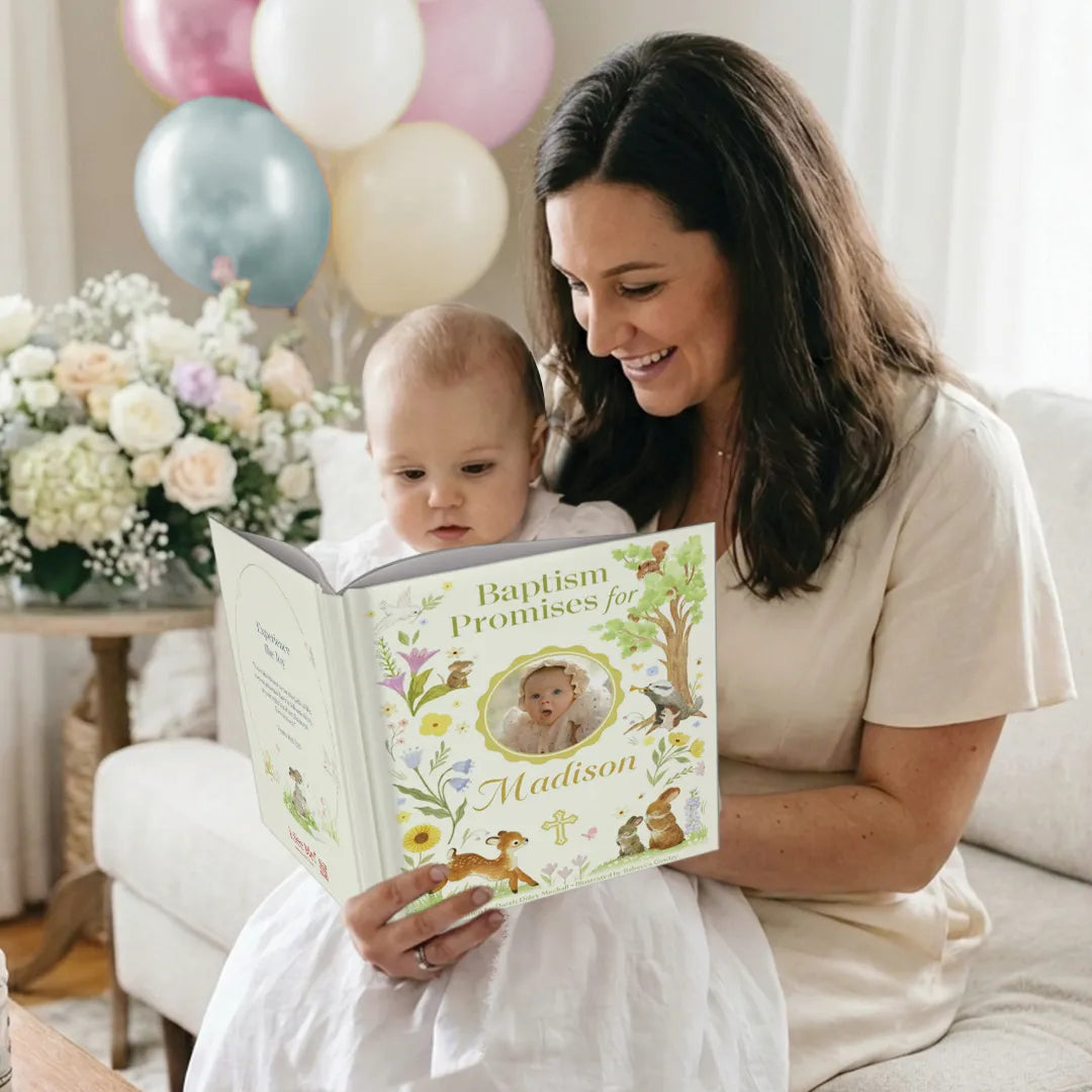 Baptism Promises for Baby Personalized Book