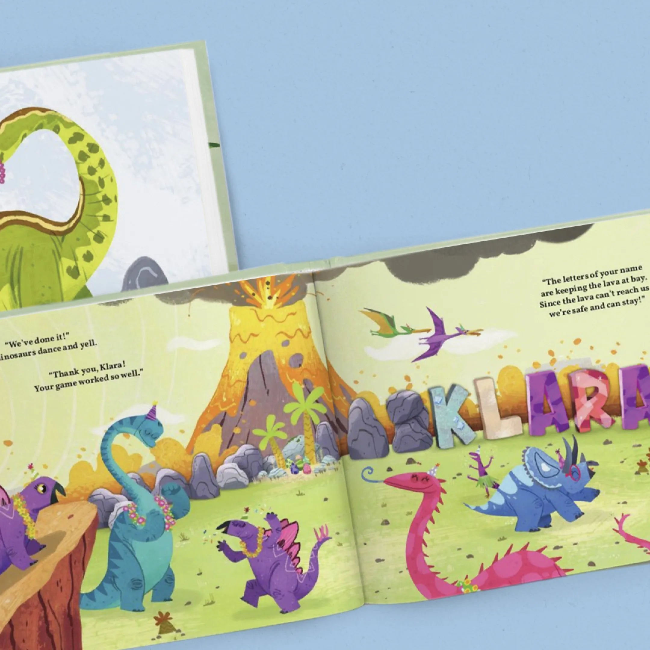 My Very Own Dinosaurs Personalized Book and Triceratops Gift Set