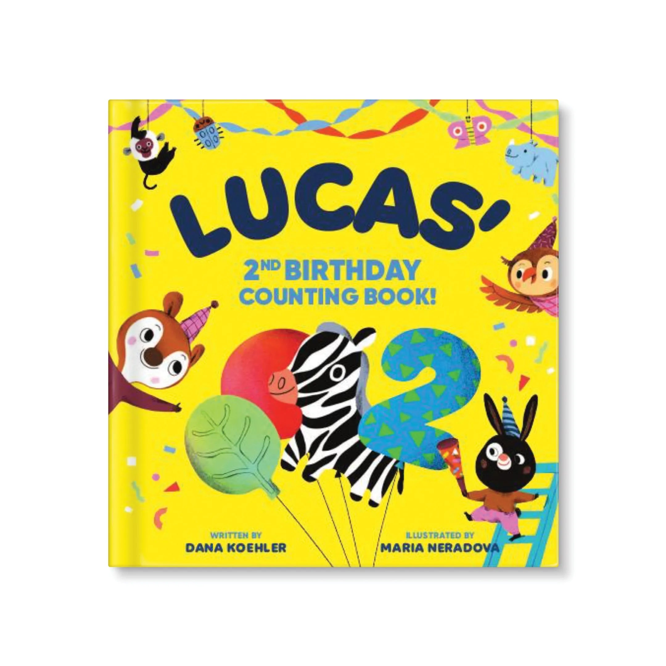 My 2nd Birthday Counting Personalized Board Book