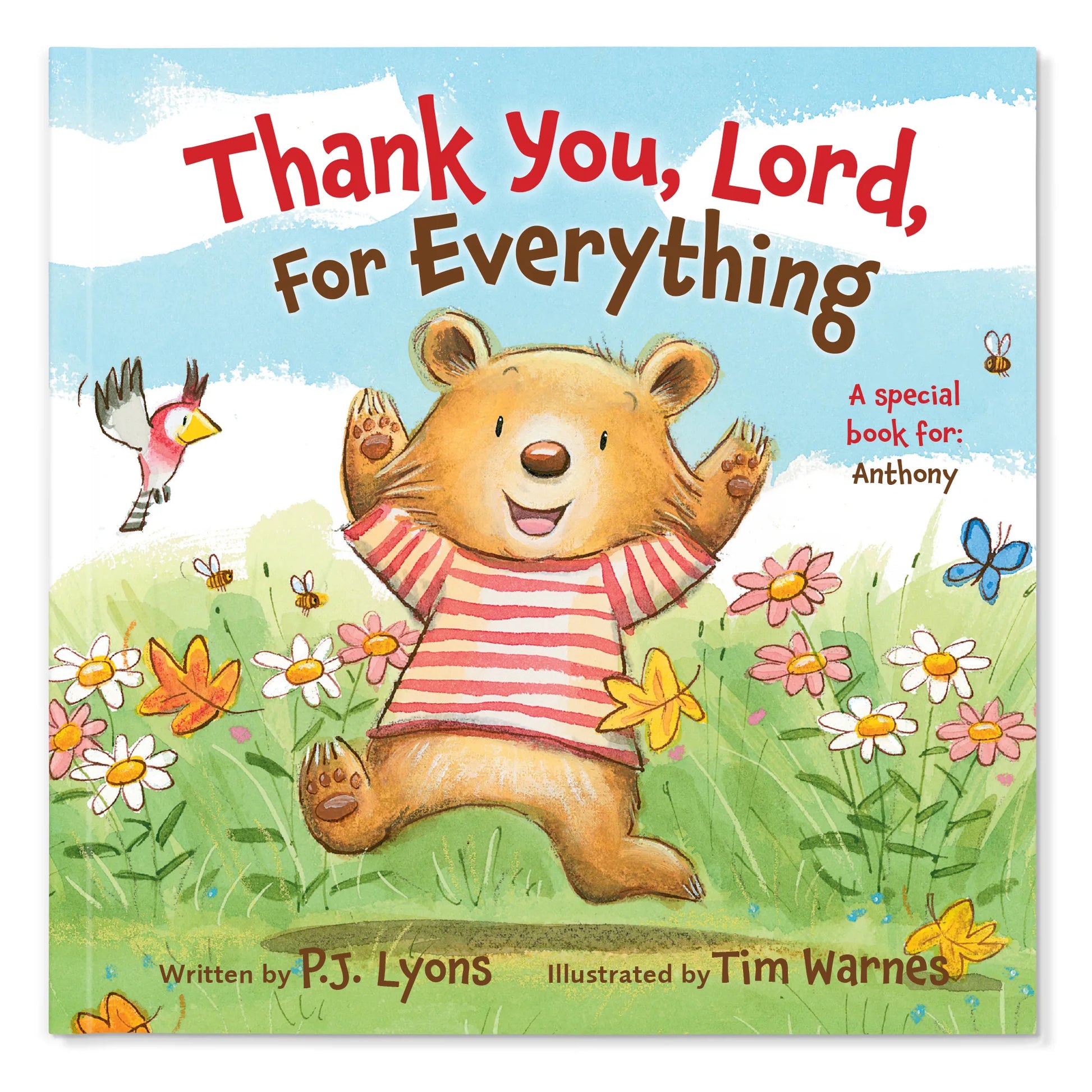 Thank You, Lord, For Everything Personalized Book