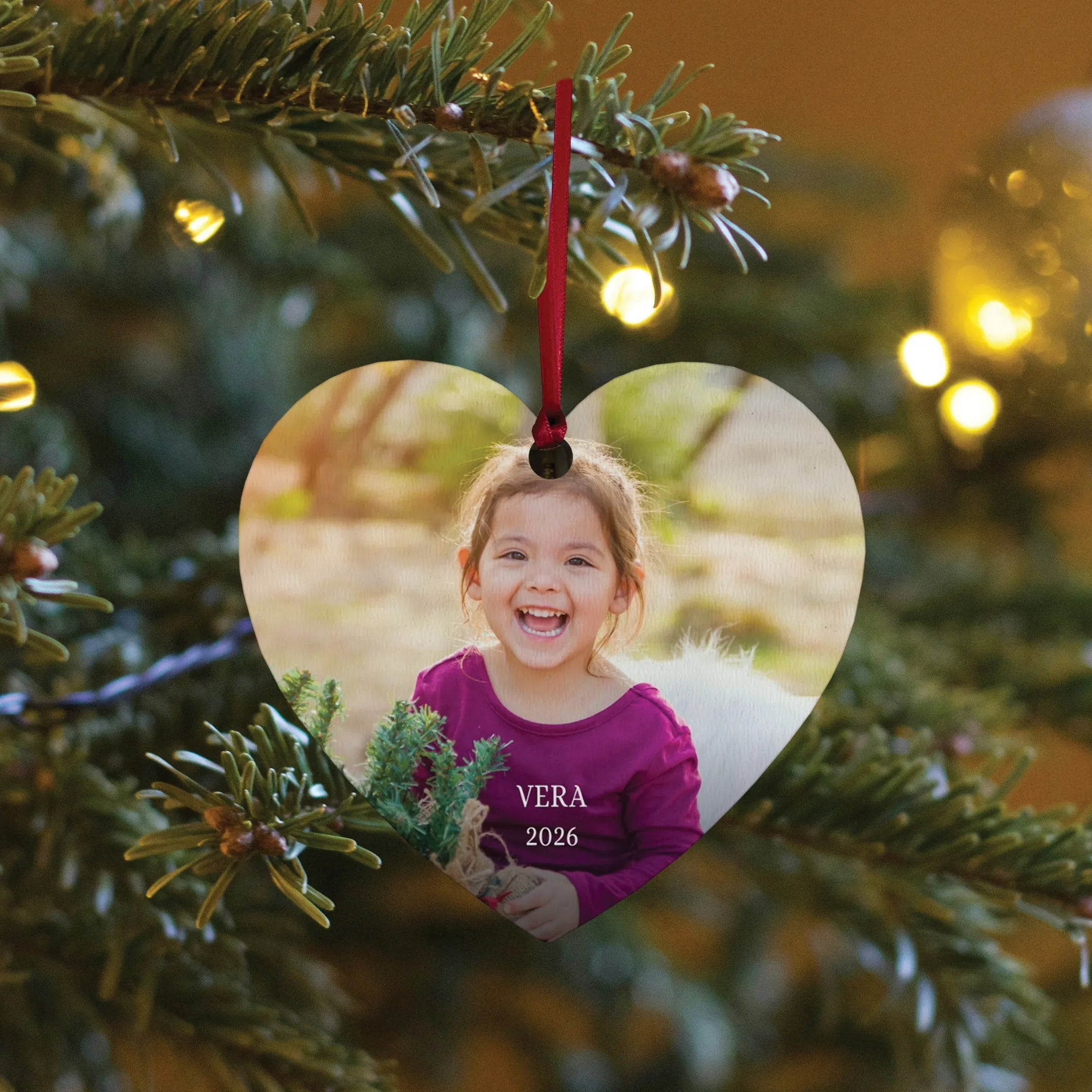 Photo Heart Personalized Ornament