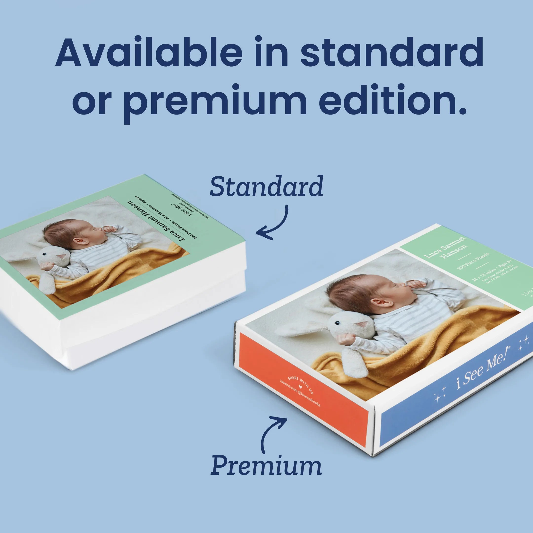 Premium Personalized Photo Puzzle, Landscape / Horizontal - 500 Pieces