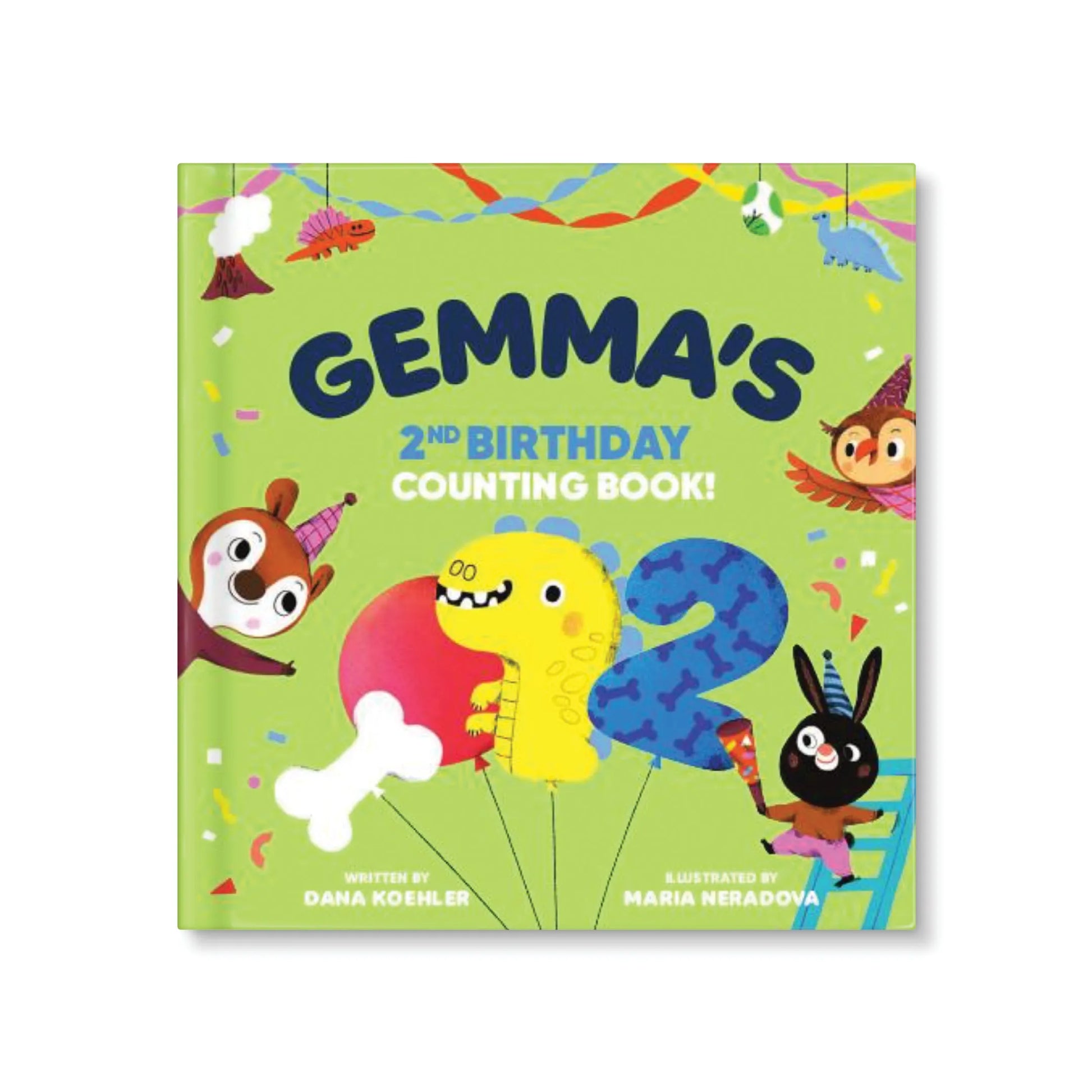 My 2nd Birthday Counting Personalized Board Book