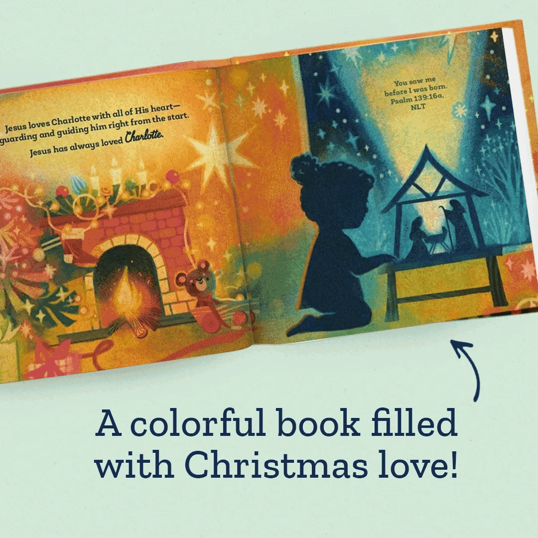Jesus Loves Me Personalized Book, Christmas Edition
