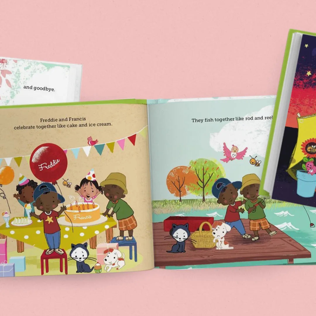 We Go Together Like... Personalized Book and Ornament Gift Set
