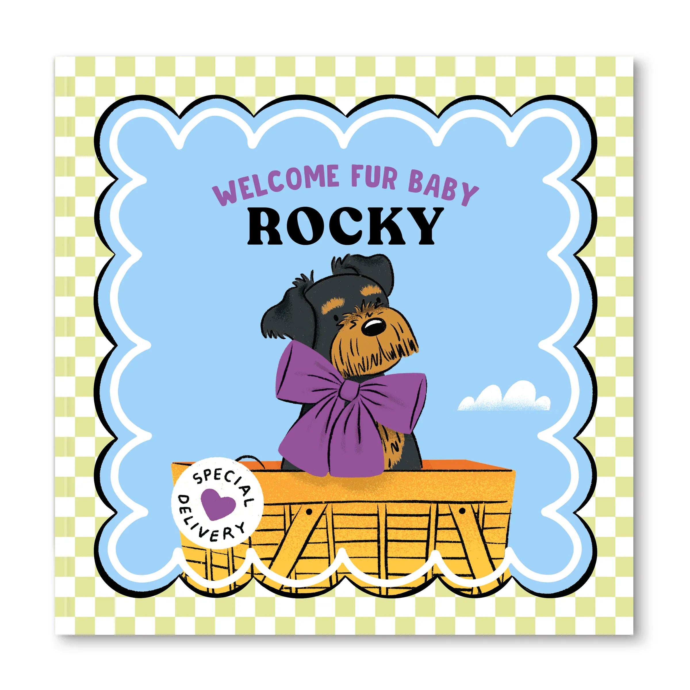 Welcome Fur Baby Personalized Dog Book