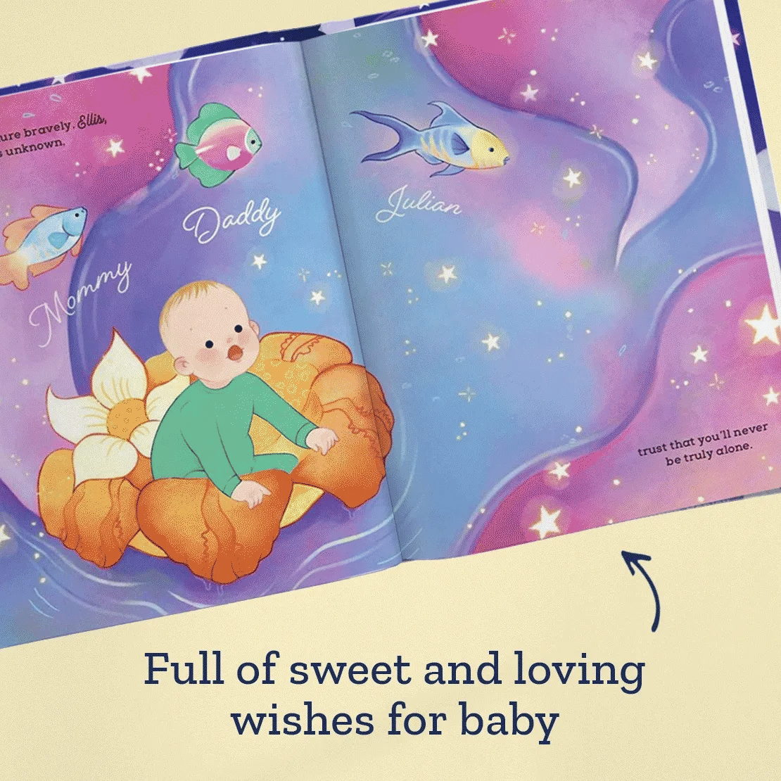 Dreams and Wishes for Baby Personalized Book