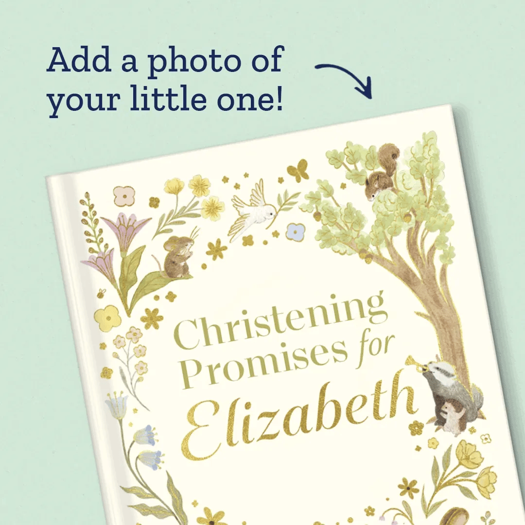 Christening Promises for Baby Personalized Book Gold Foil Edition