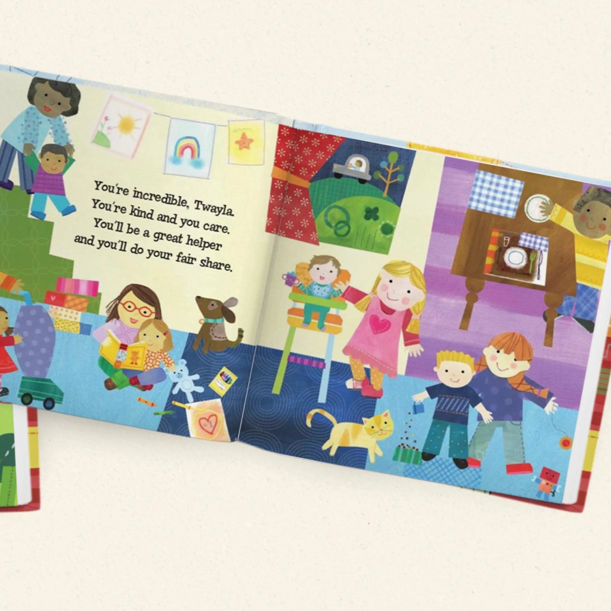 The Super, Incredible Big Sister of Twins Personalized Book and Medal