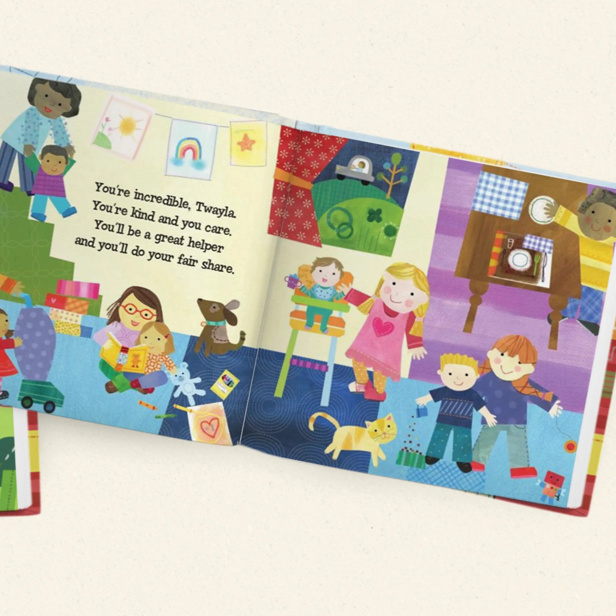 The Super, Incredible Big Sister of Twins Personalized Book and Medal