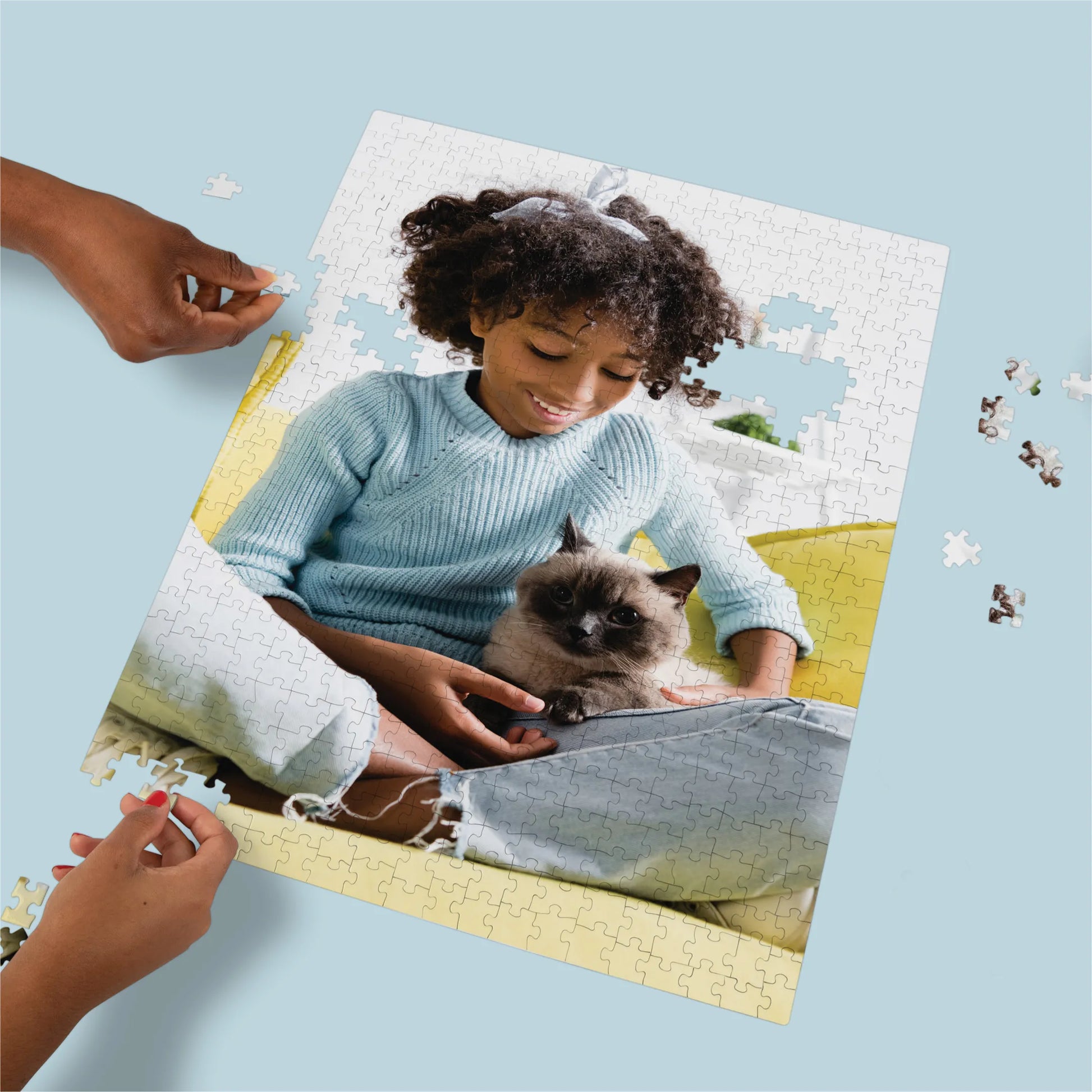 Premium Personalized Pet Photo Puzzle, Portrait/Vertical - 500 Pieces