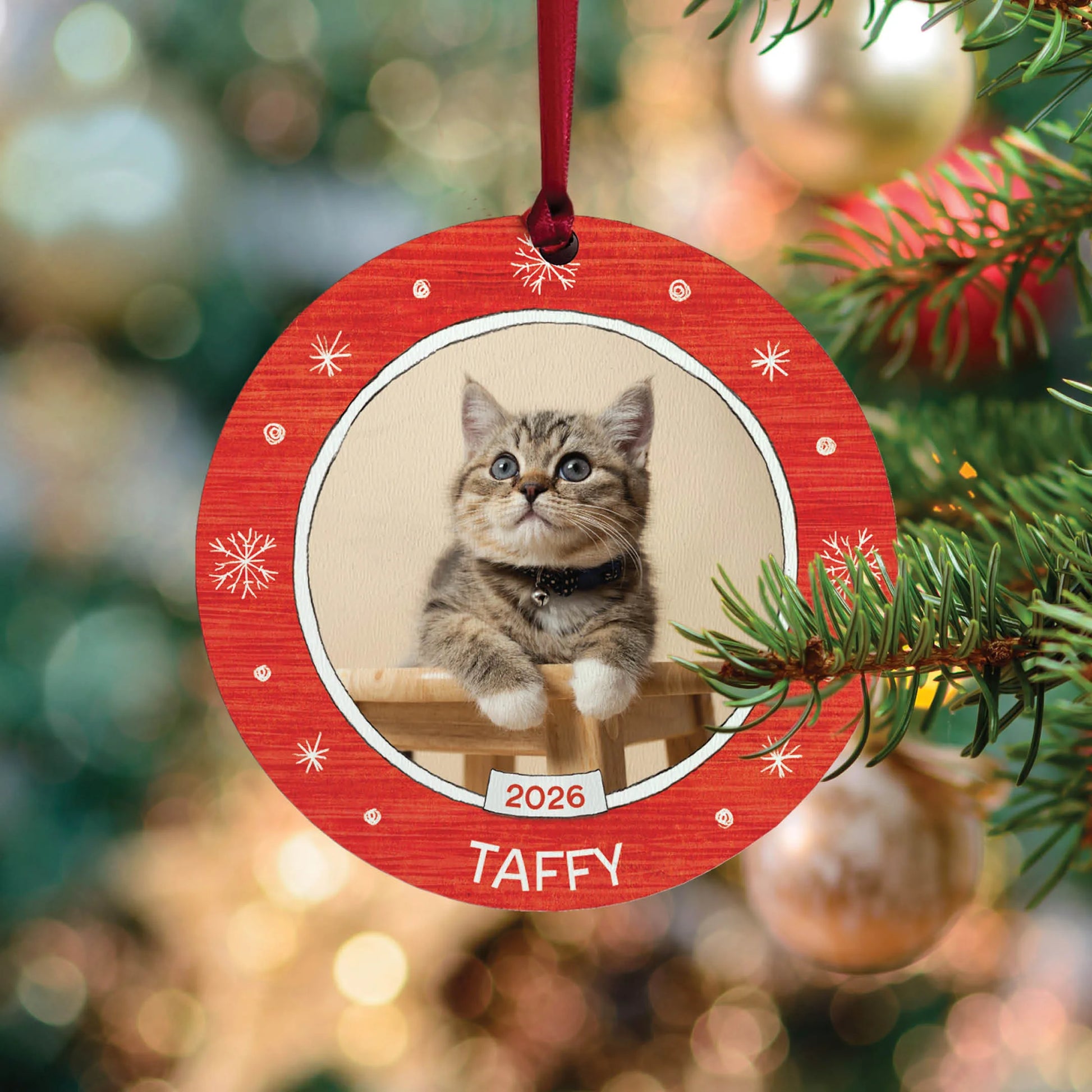 Cat Personalized Ornament