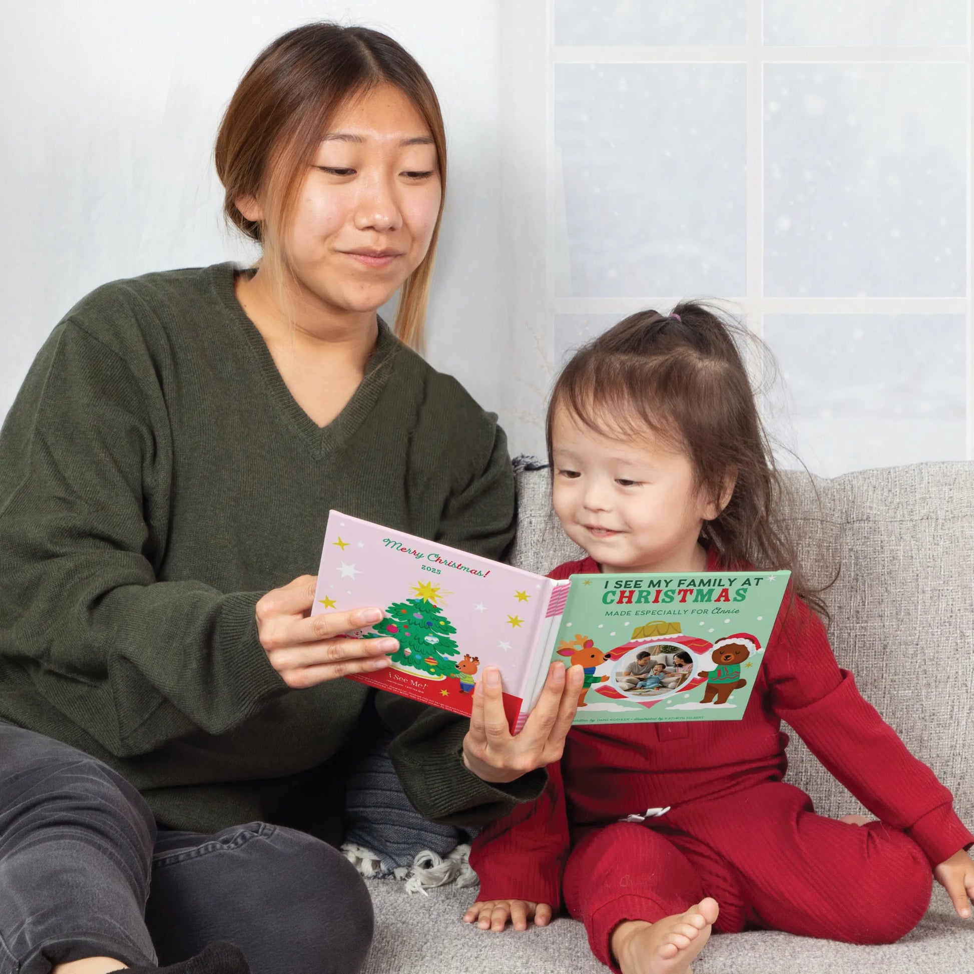 I See My Family at Christmas Personalized Photo Board Book
