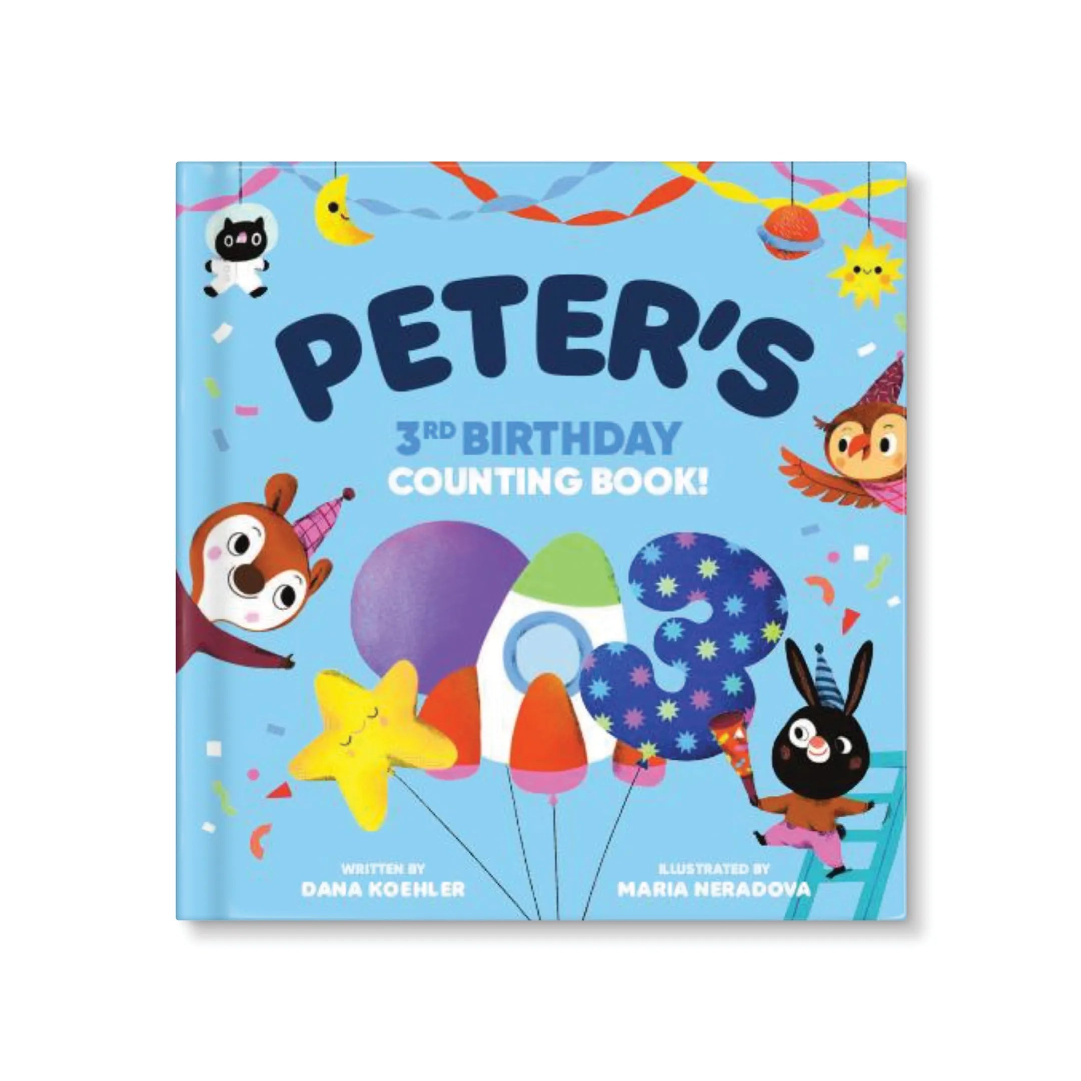 My 3rd Birthday Counting Personalized Board Book