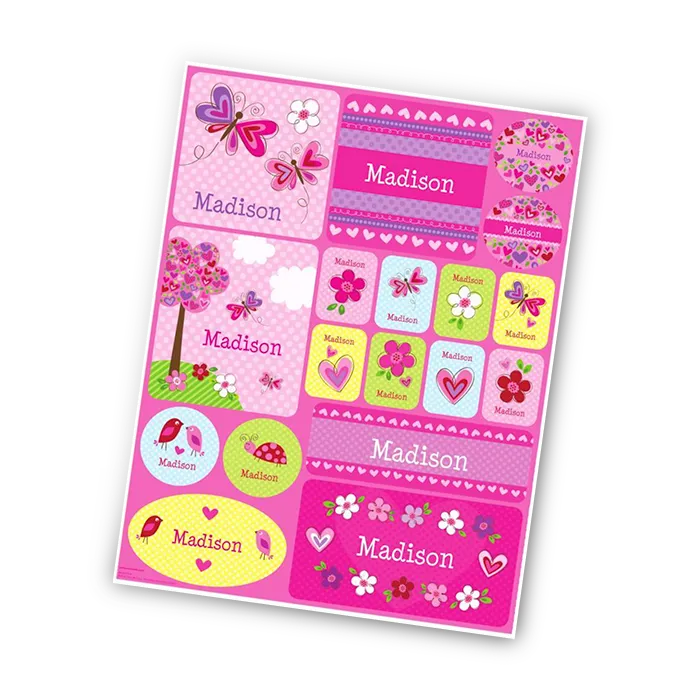 Who Loves Me? Pink Personalized Book and Stickers Gift Set