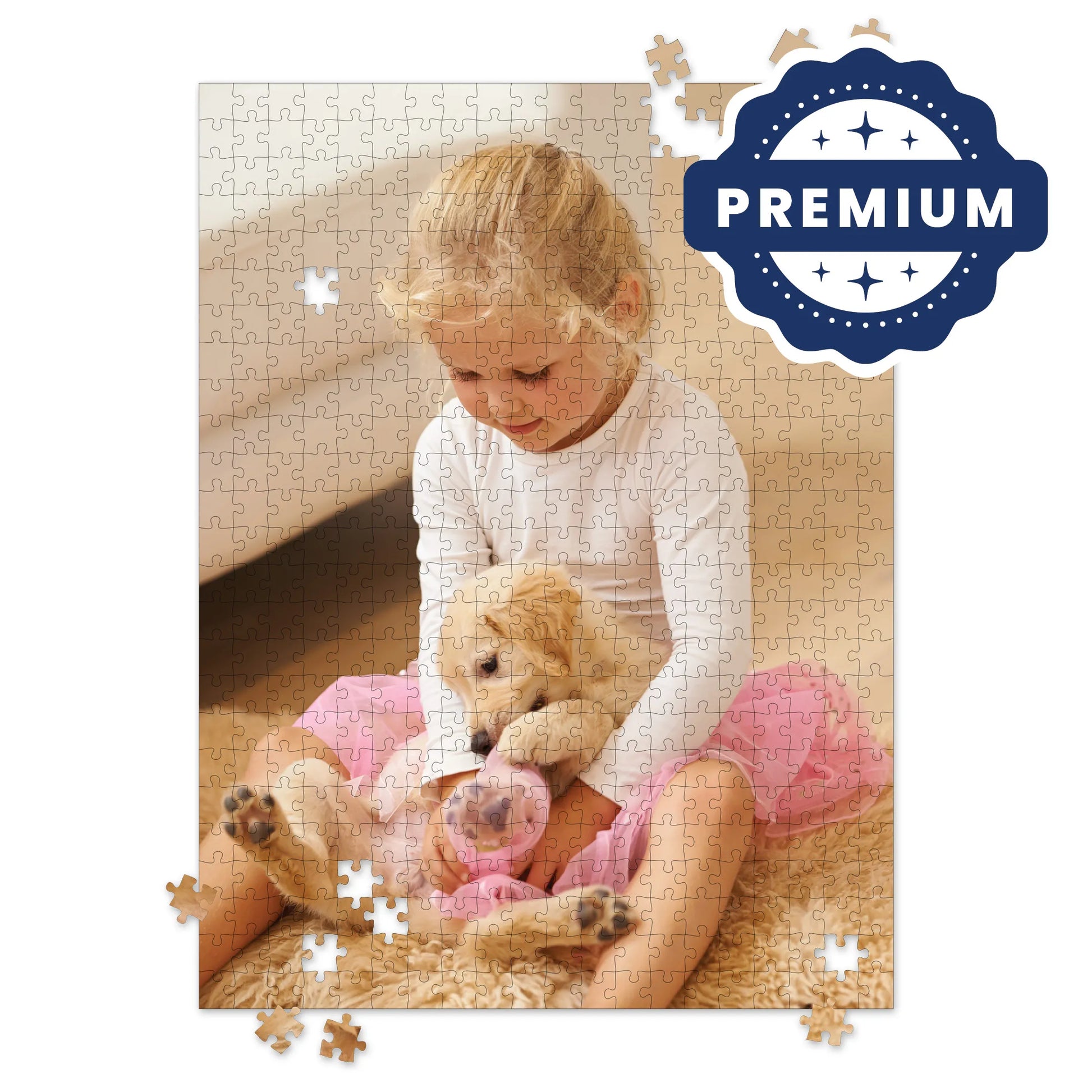Personalized Pet Photo Puzzle, Portrait/Vertical - 520 Pieces