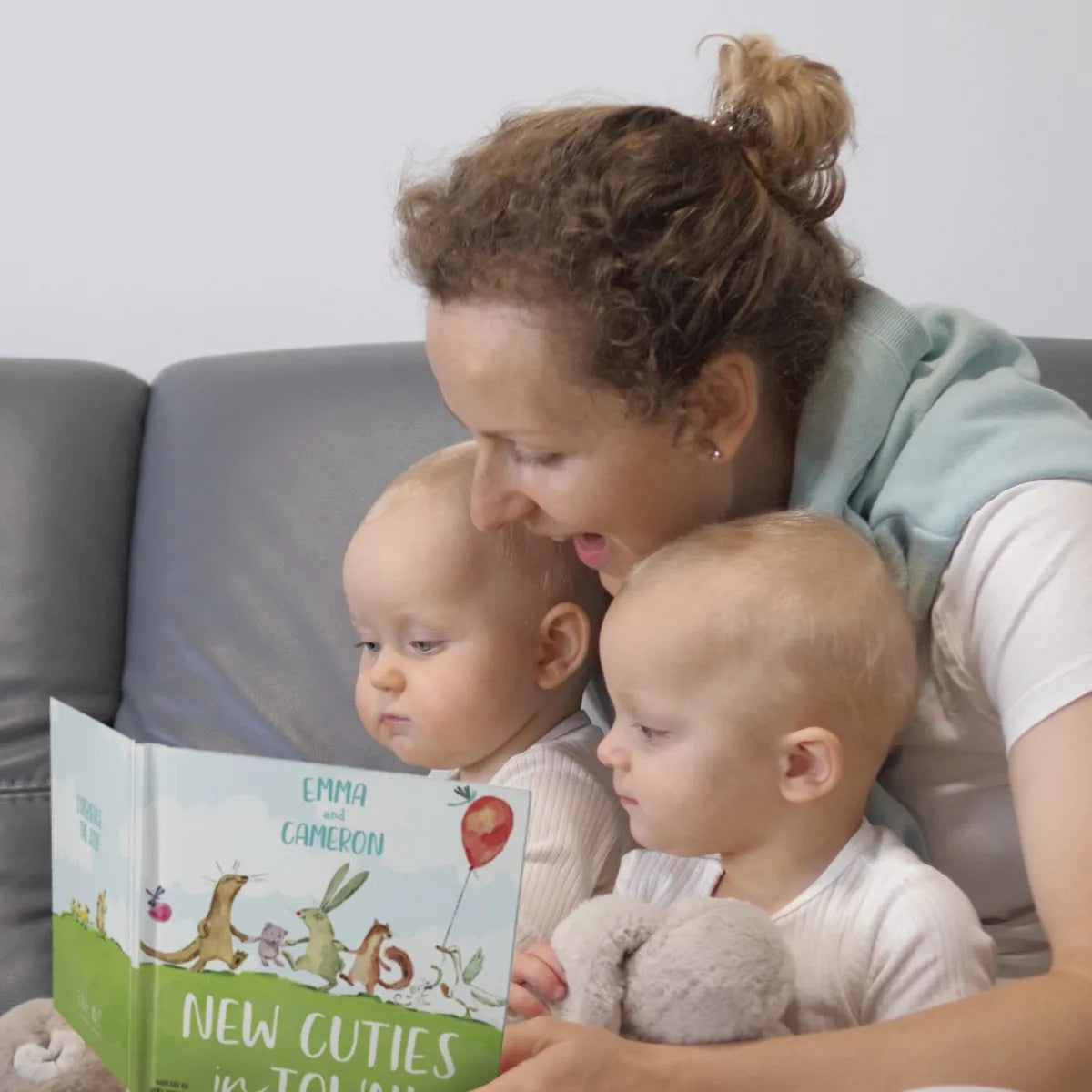 New Cuties in Town for Twins Personalized Book