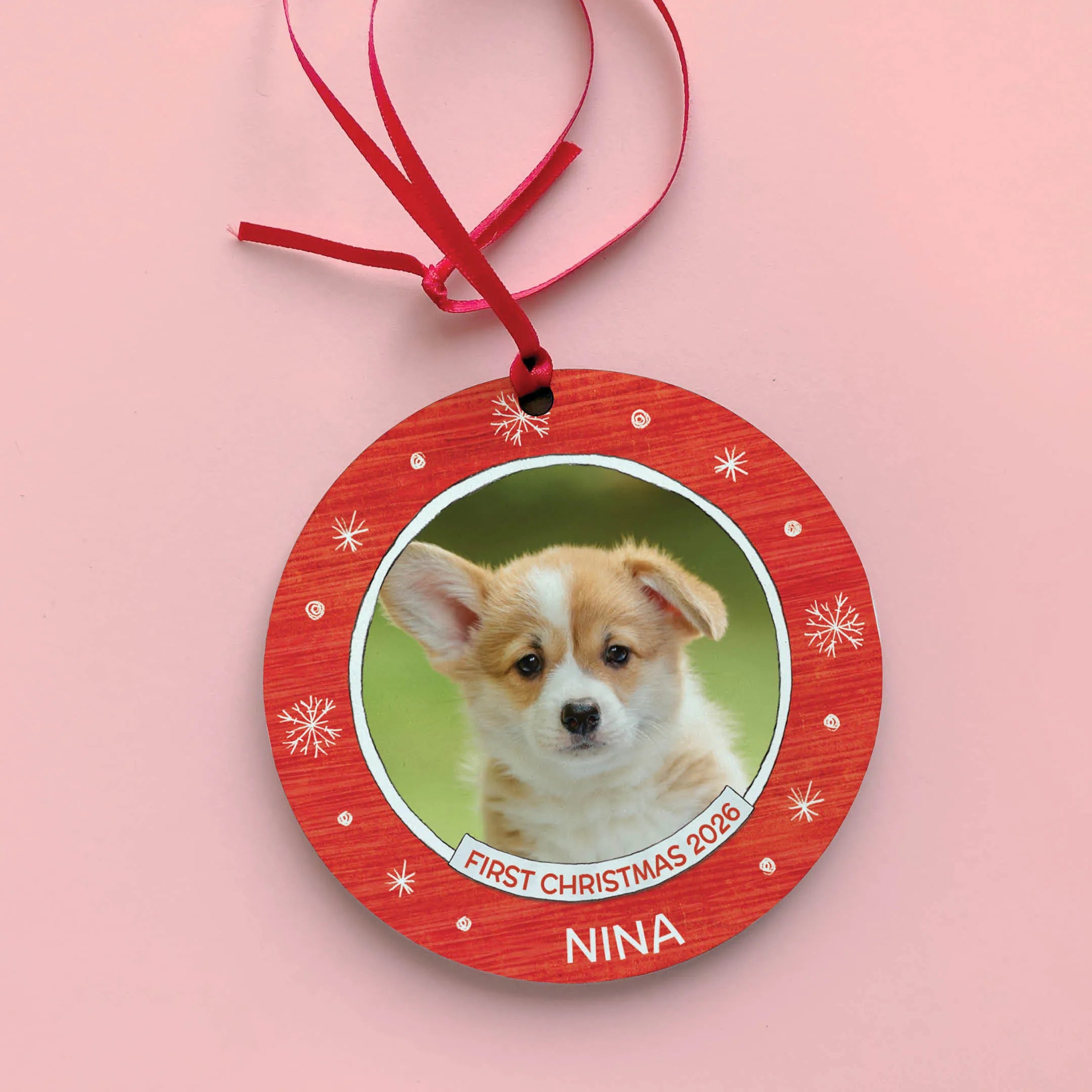 Dog's First Christmas Personalized Ornament