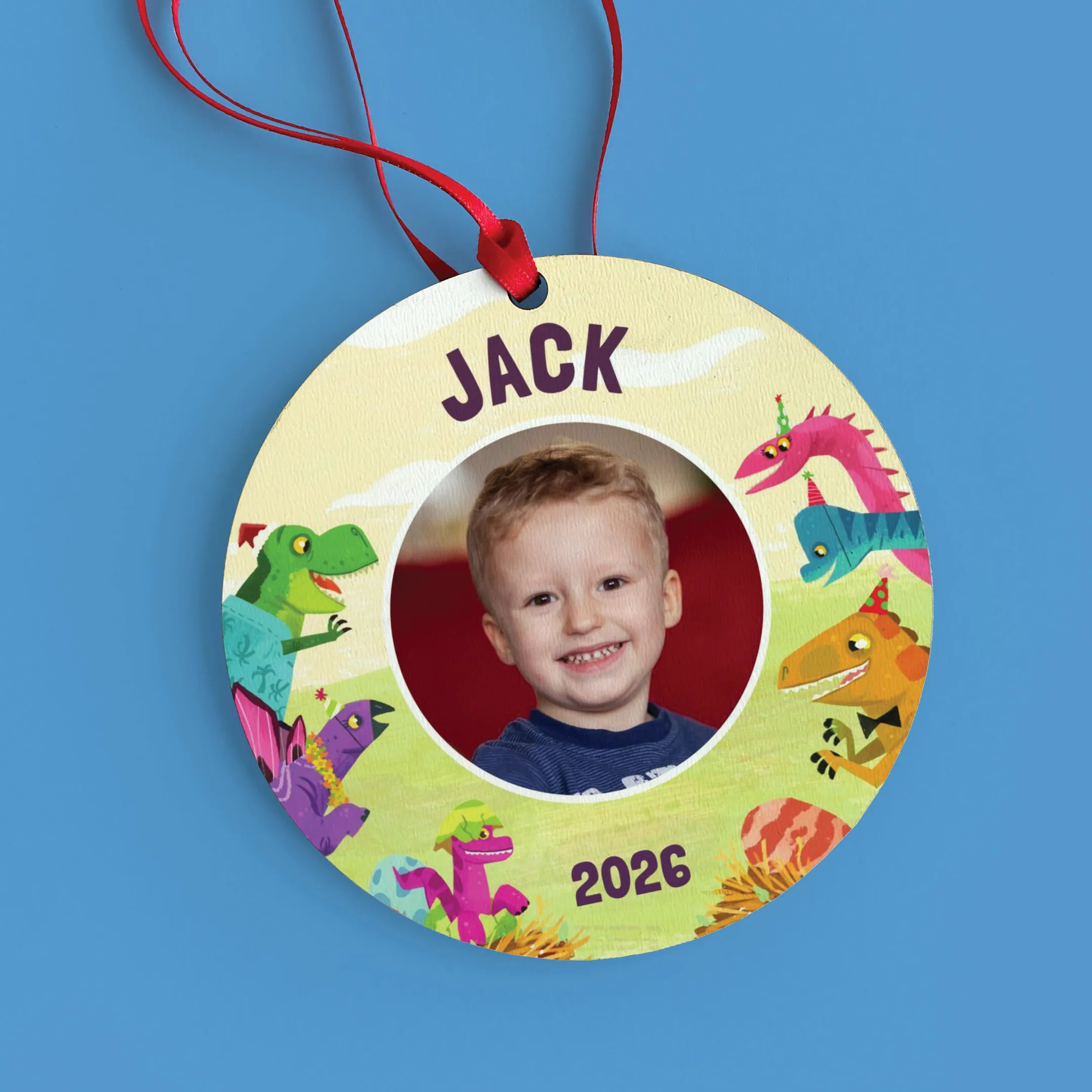 My Very Own Dinosaurs Personalized Photo Ornament