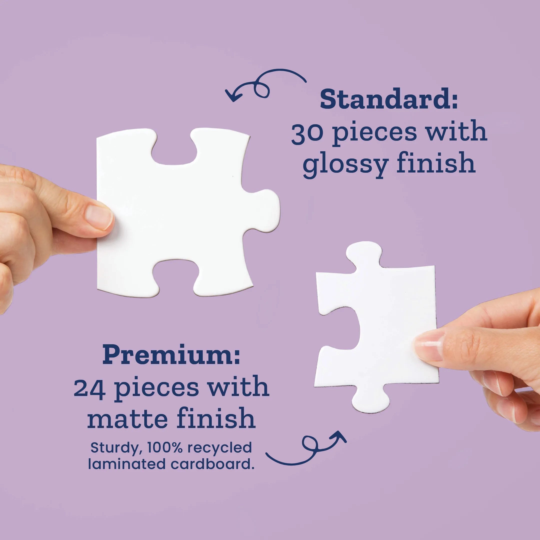 Premium Personalized Photo Puzzle, Landscape / Horizontal - 24 Pieces