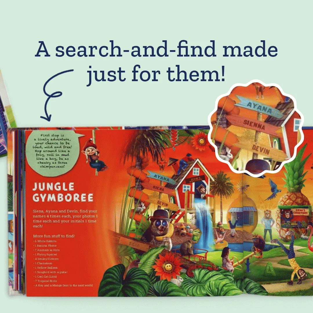 Where’s Name(s)? Personalized Search-and-Find Book