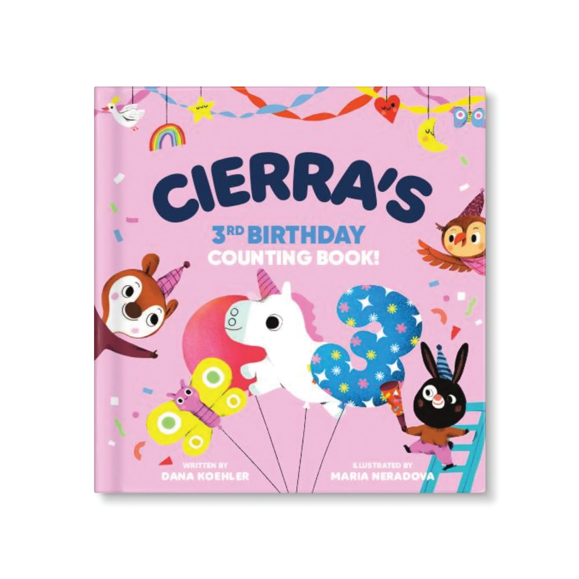 My 3rd Birthday Counting Personalized Board Book