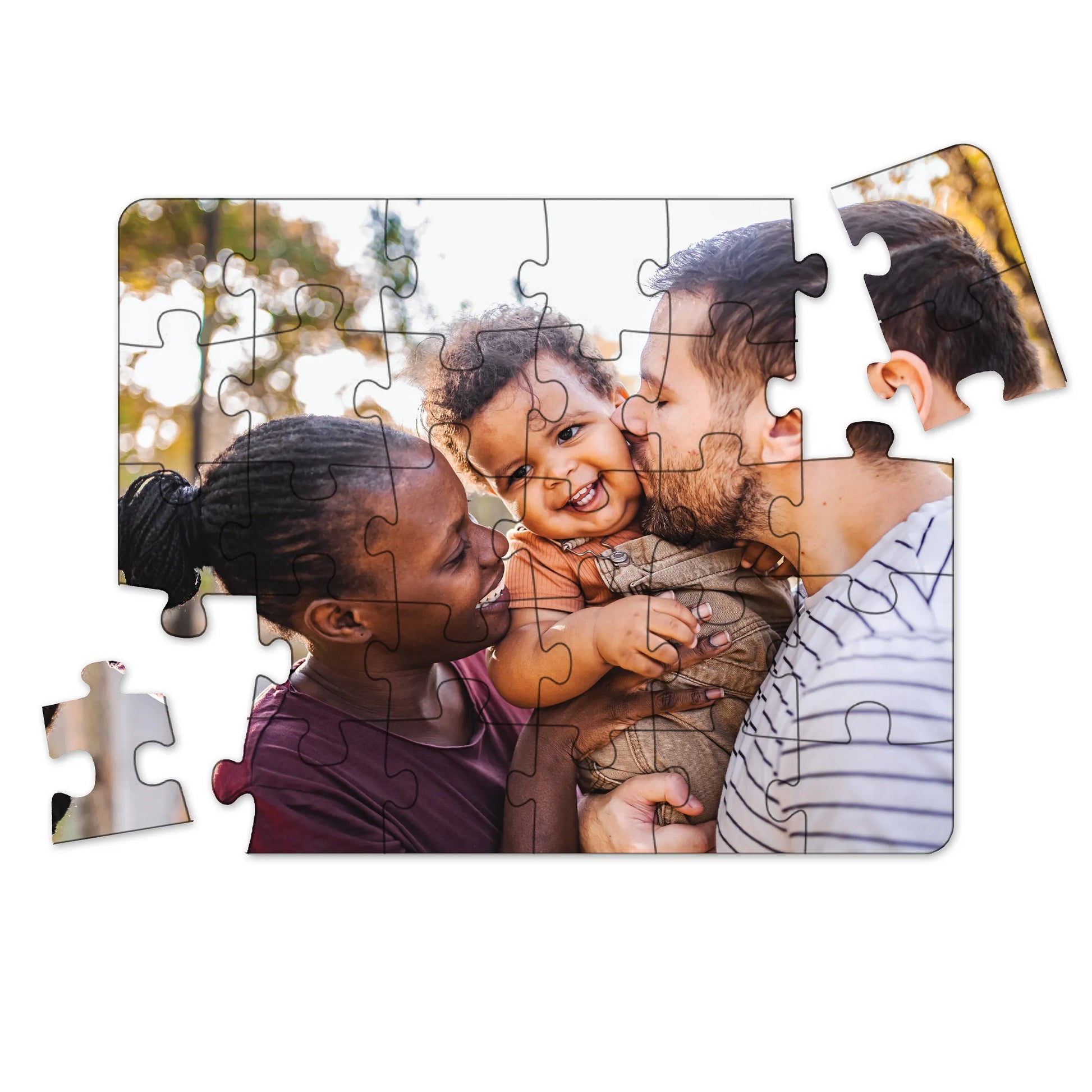 Premium Personalized Photo Puzzle, Landscape / Horizontal - 24 Pieces