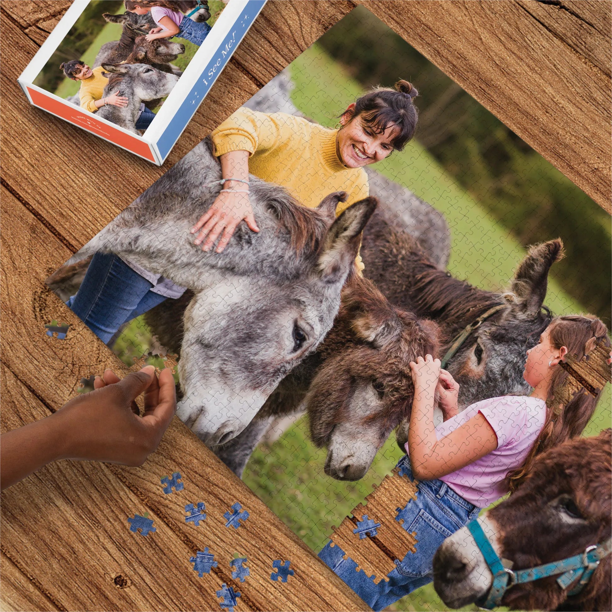 Premium Personalized Pet Photo Puzzle, Landscape / Horizontal – 1,000 Pieces