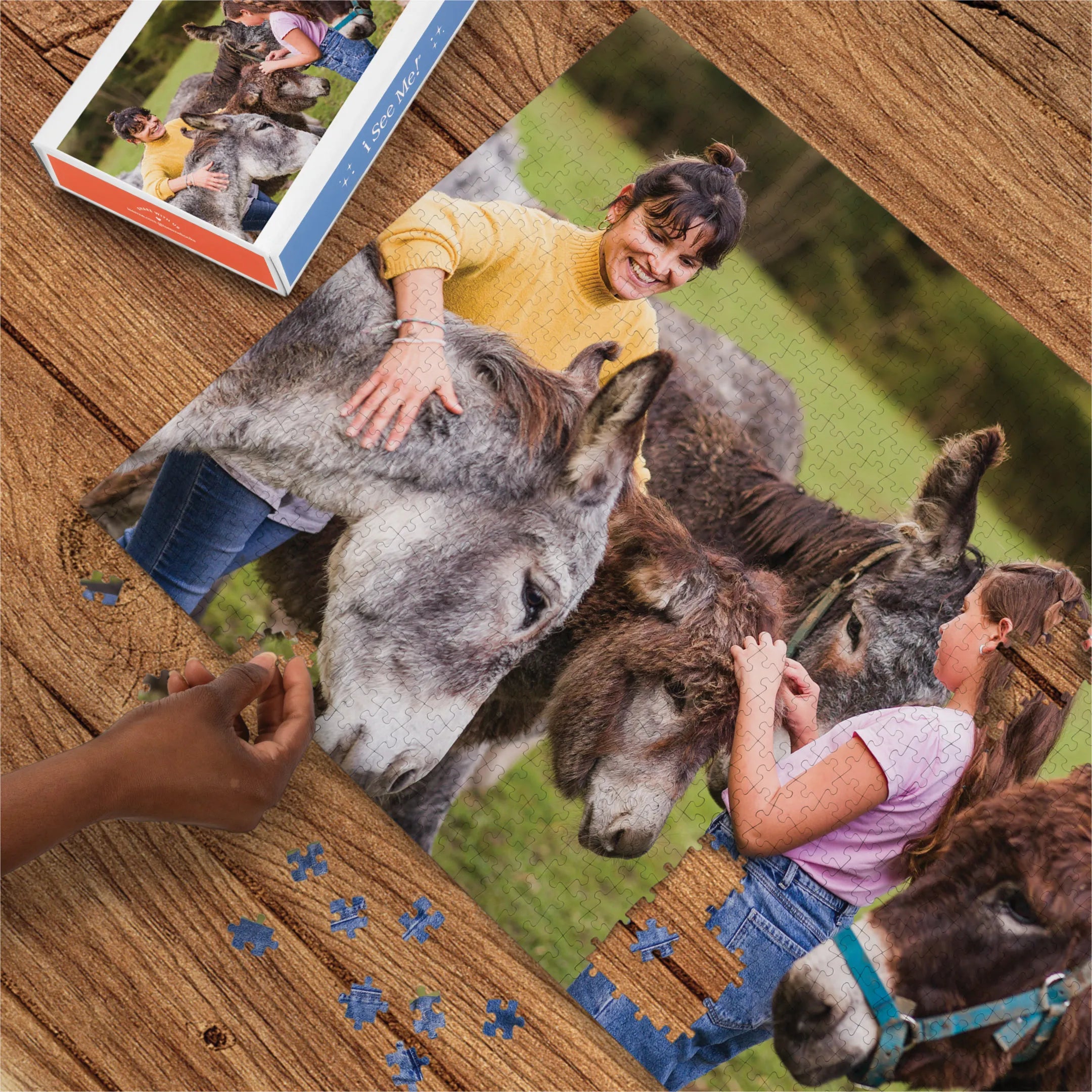 Premium Personalized Pet Photo Puzzle, Landscape / Horizontal – 1,000 Pieces