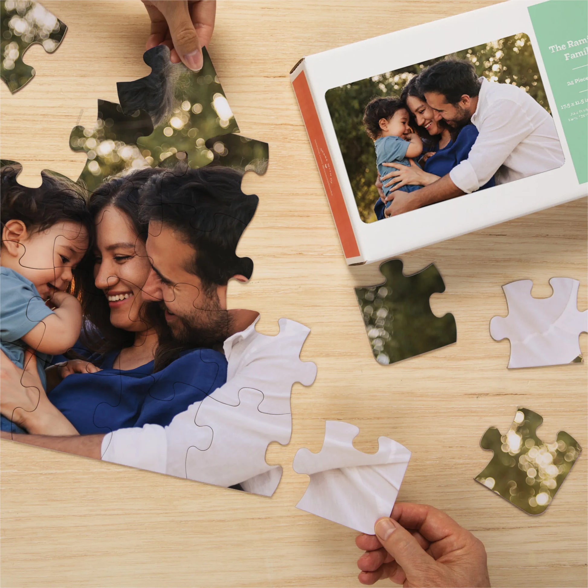 Premium Personalized Photo Puzzle, Landscape / Horizontal - 24 Pieces