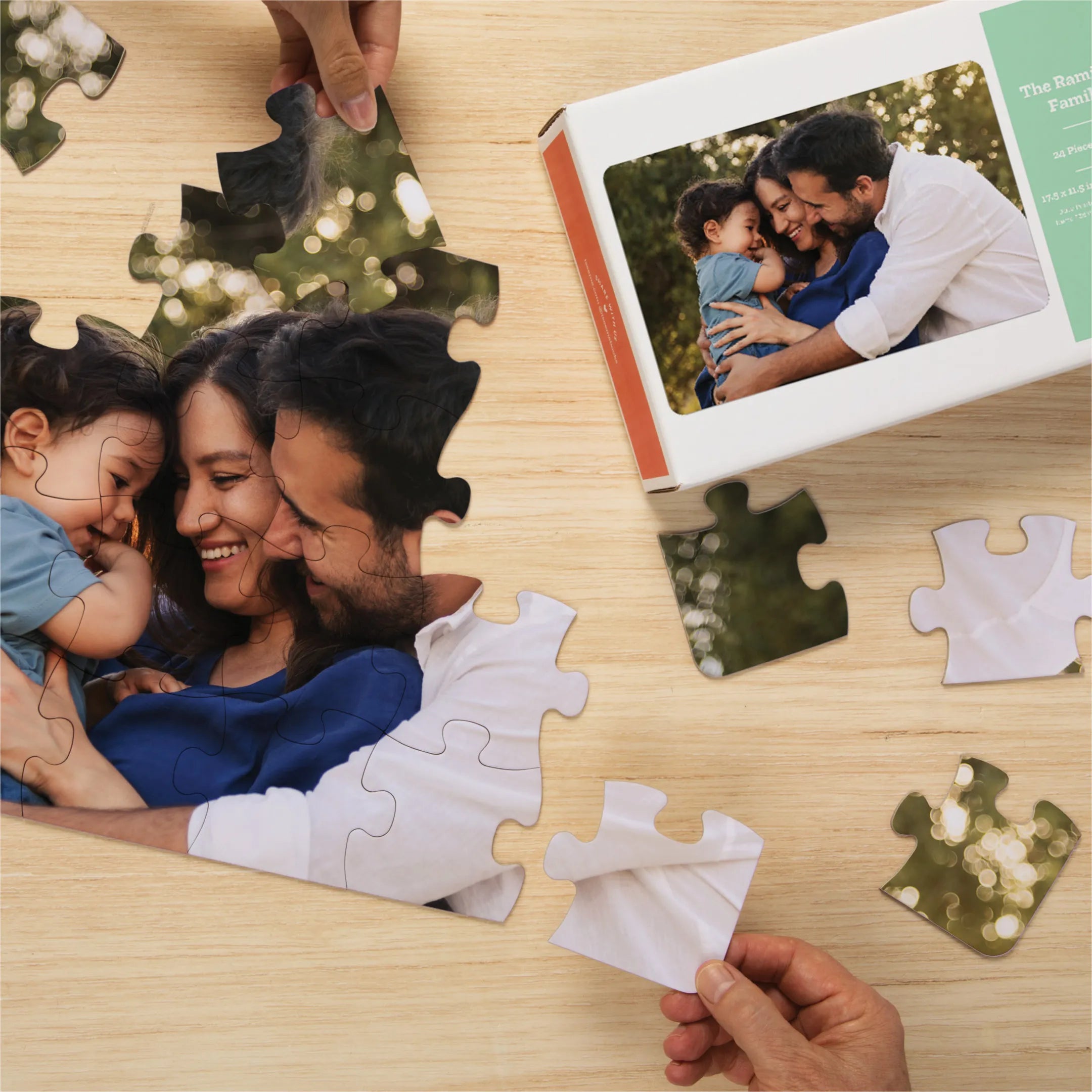 Premium Personalized Photo Puzzle, Landscape / Horizontal - 24 Pieces