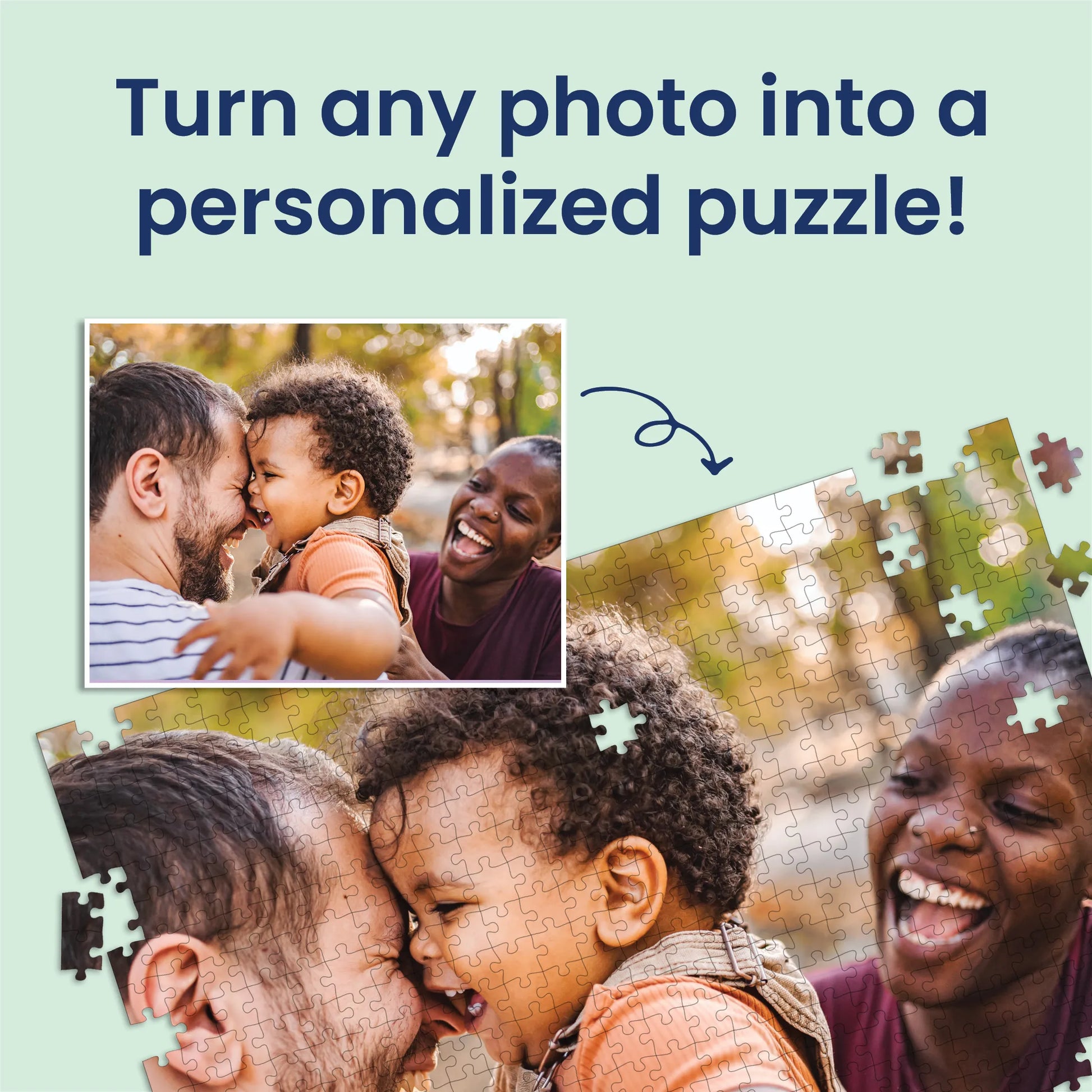 Personalized Photo Puzzle, Landscape / Horizontal - 520 Pieces