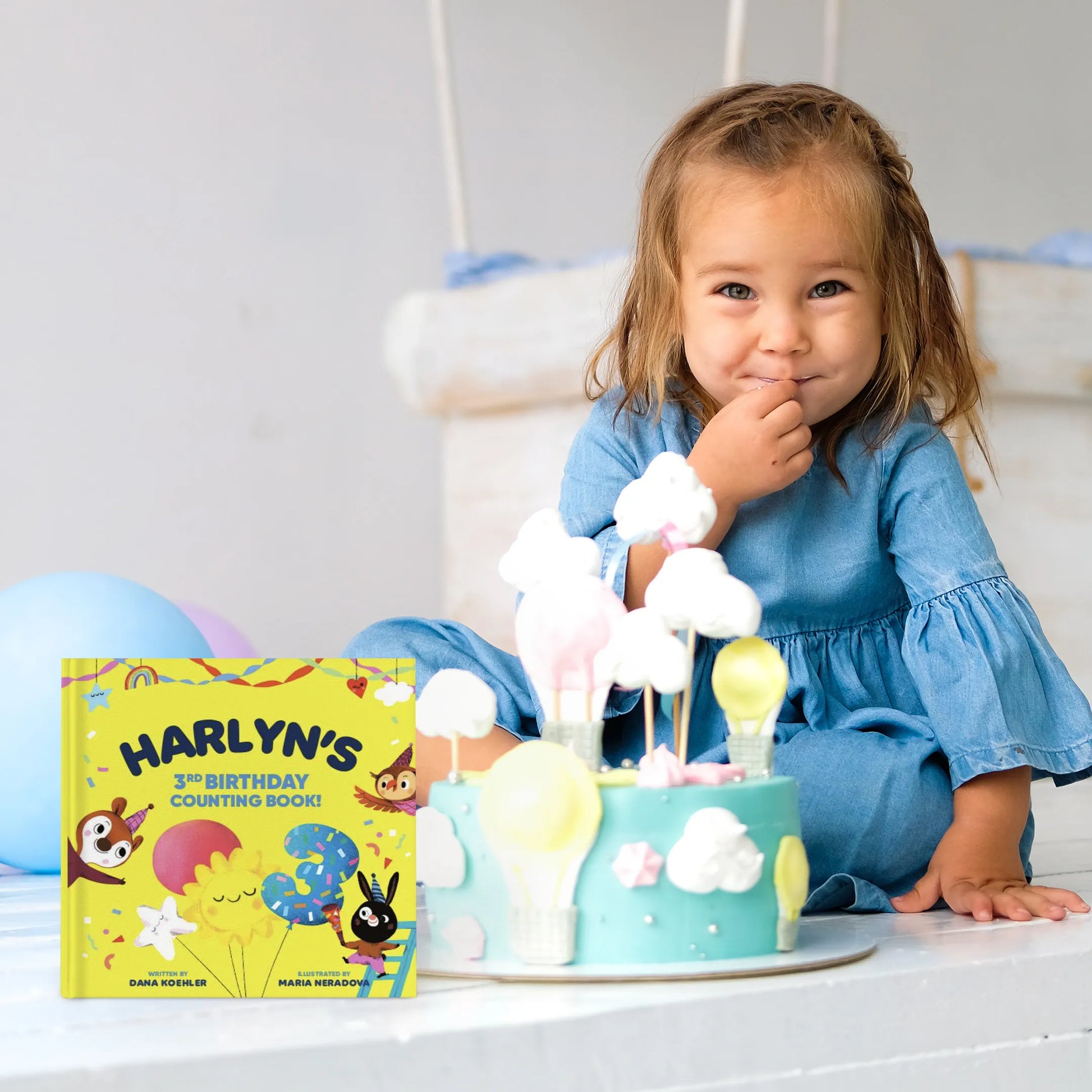 My 3rd Birthday Counting Personalized Board Book