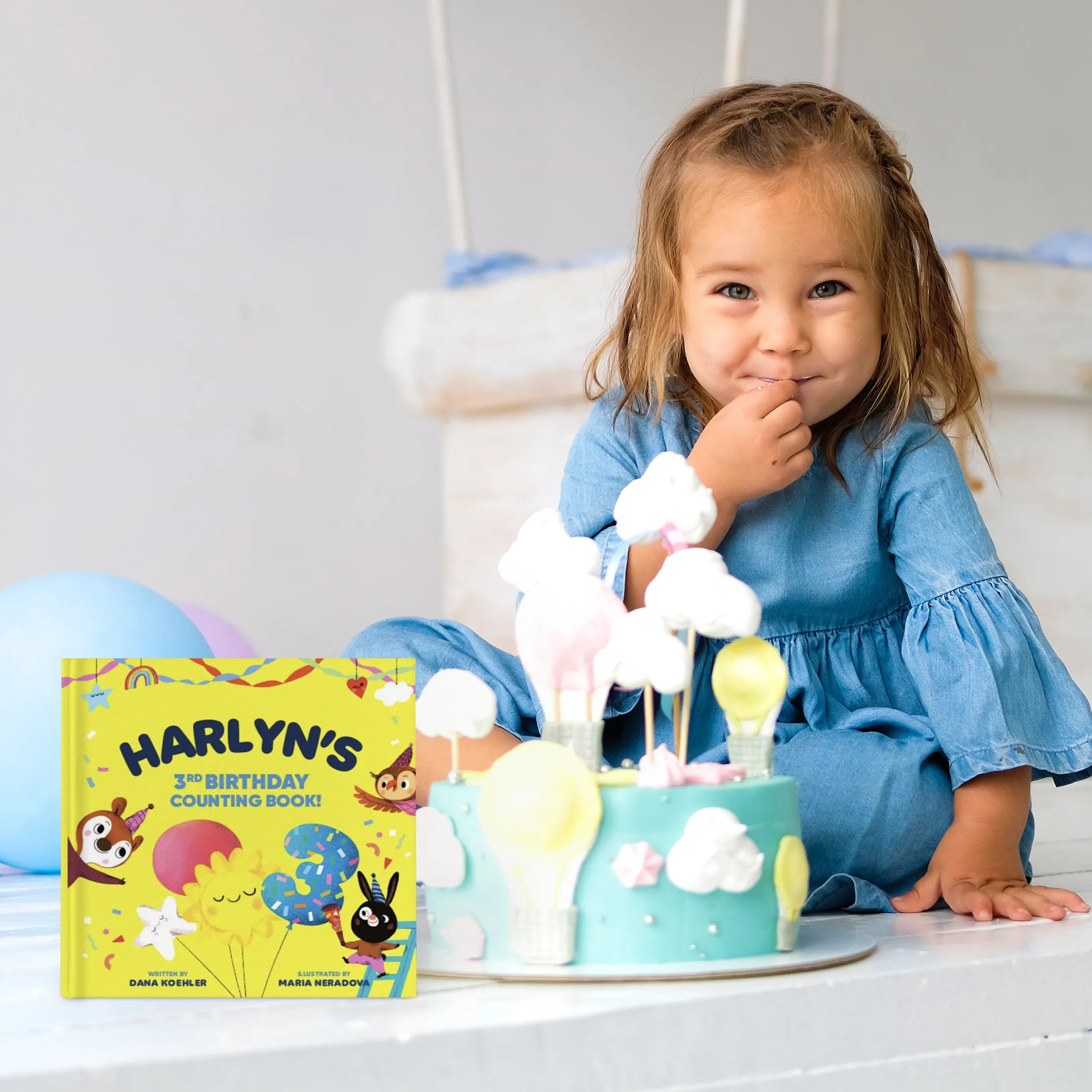 My 3rd Birthday Counting Personalized Board Book