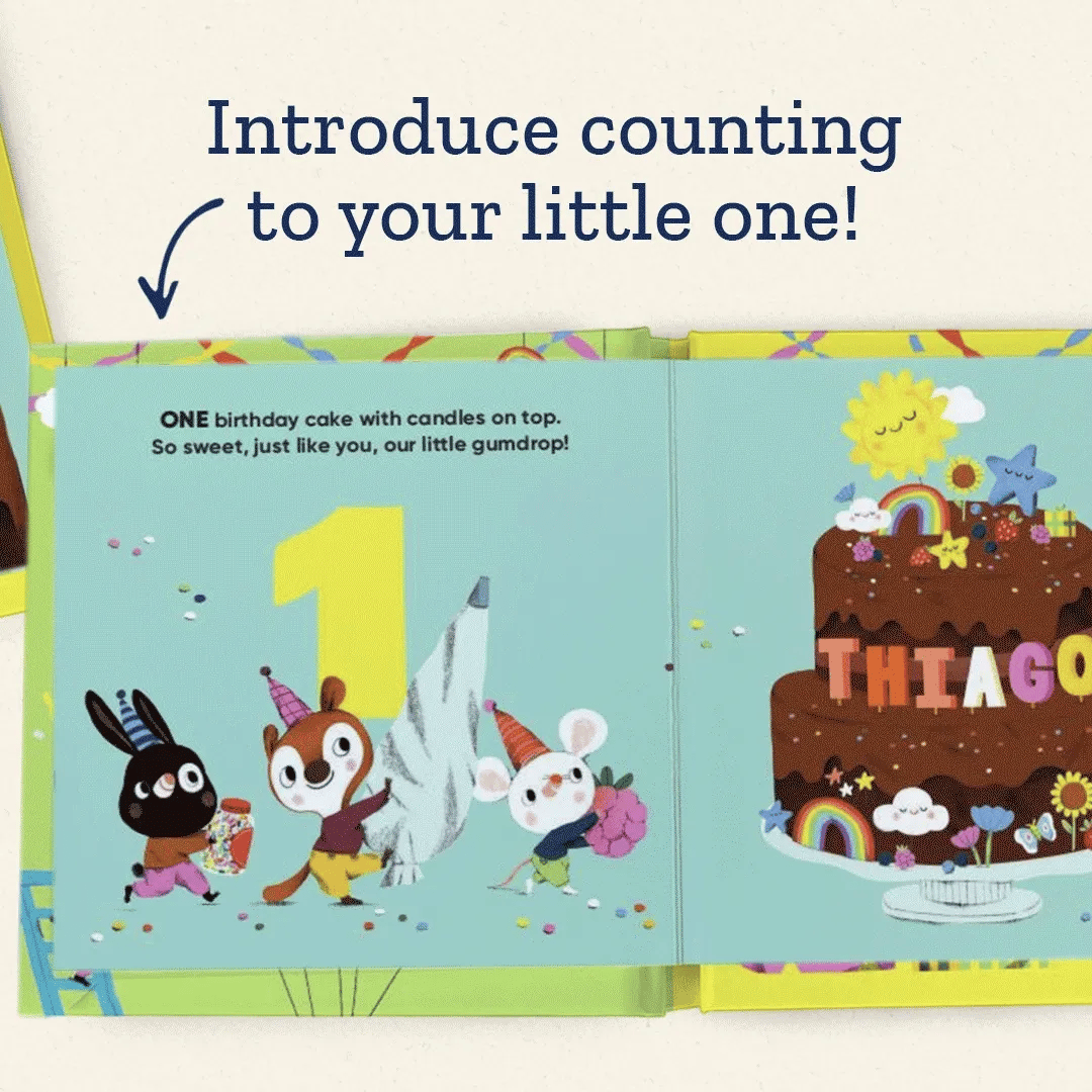 My 3rd Birthday Counting Personalized Board Book