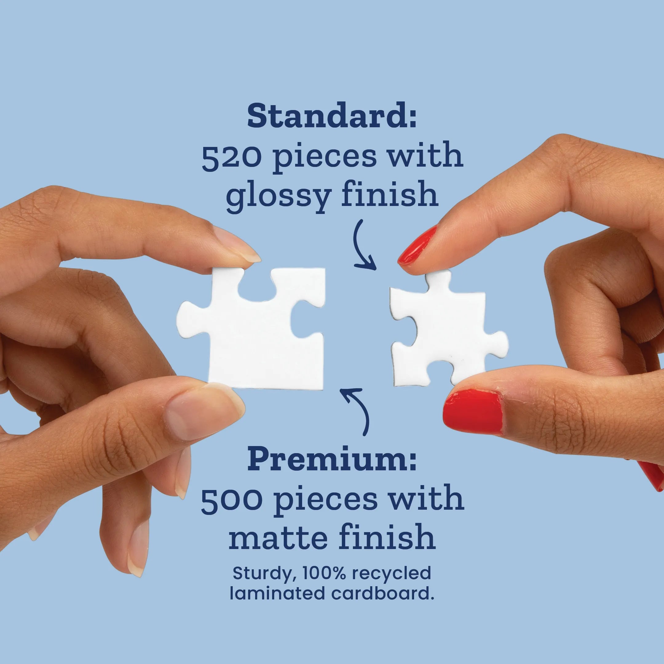 Premium Personalized Photo Puzzle, Landscape / Horizontal - 500 Pieces