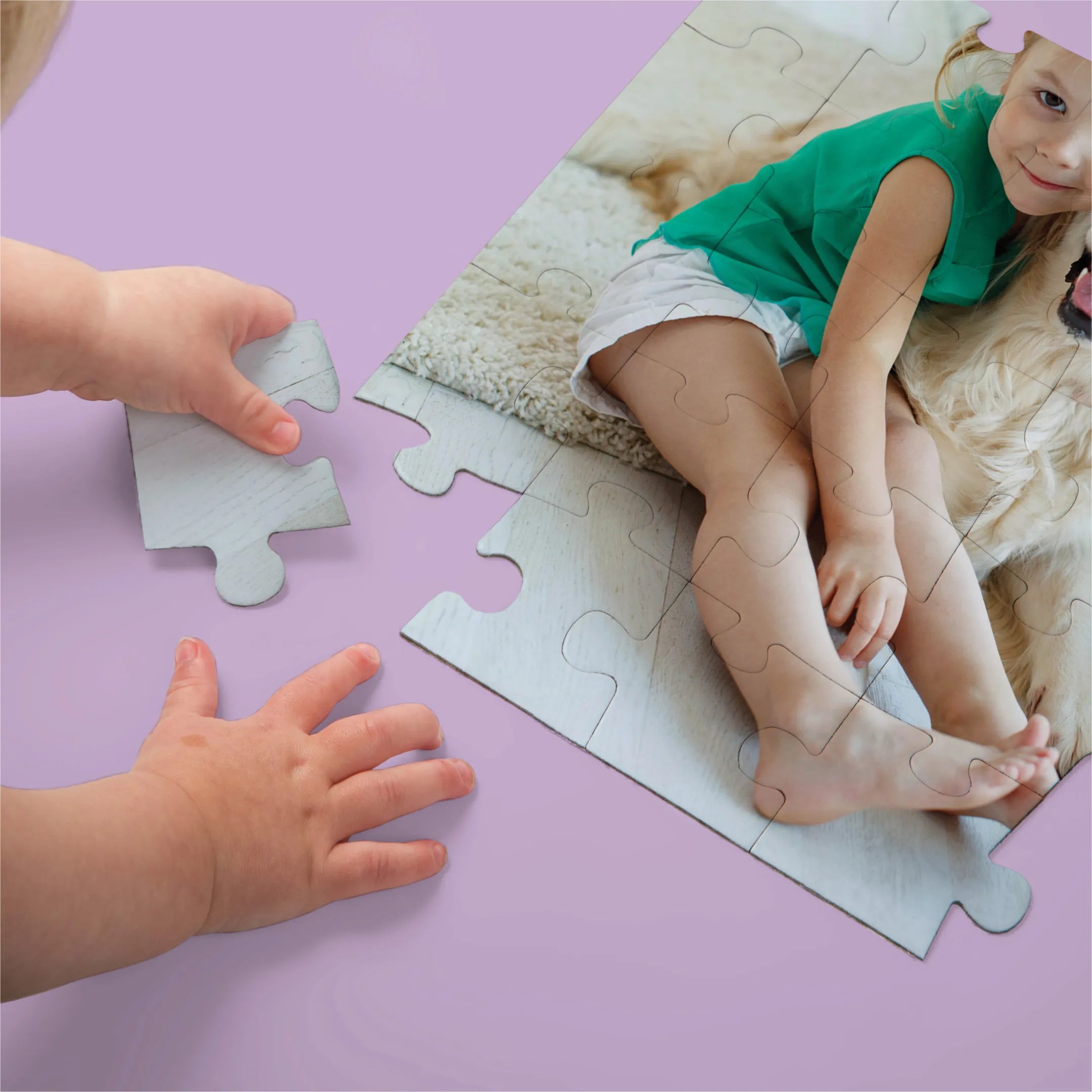 Premium Personalized Pet Photo Puzzle, Portrait / Vertical – 24 Pieces