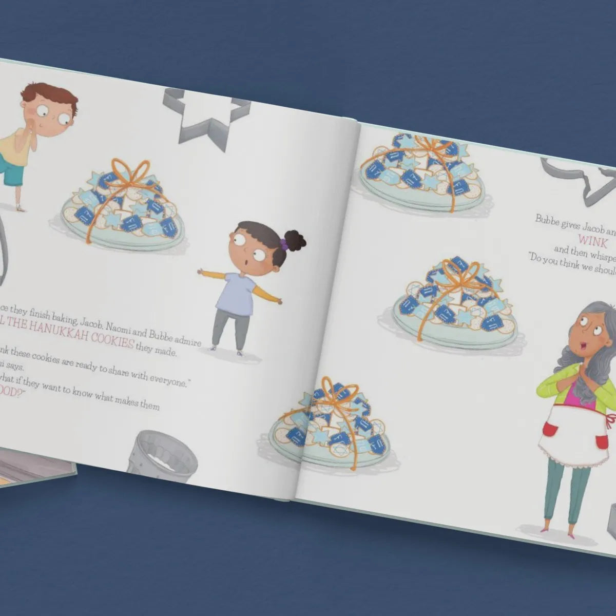 Baking Hanukkah Cookies Together Personalized Book