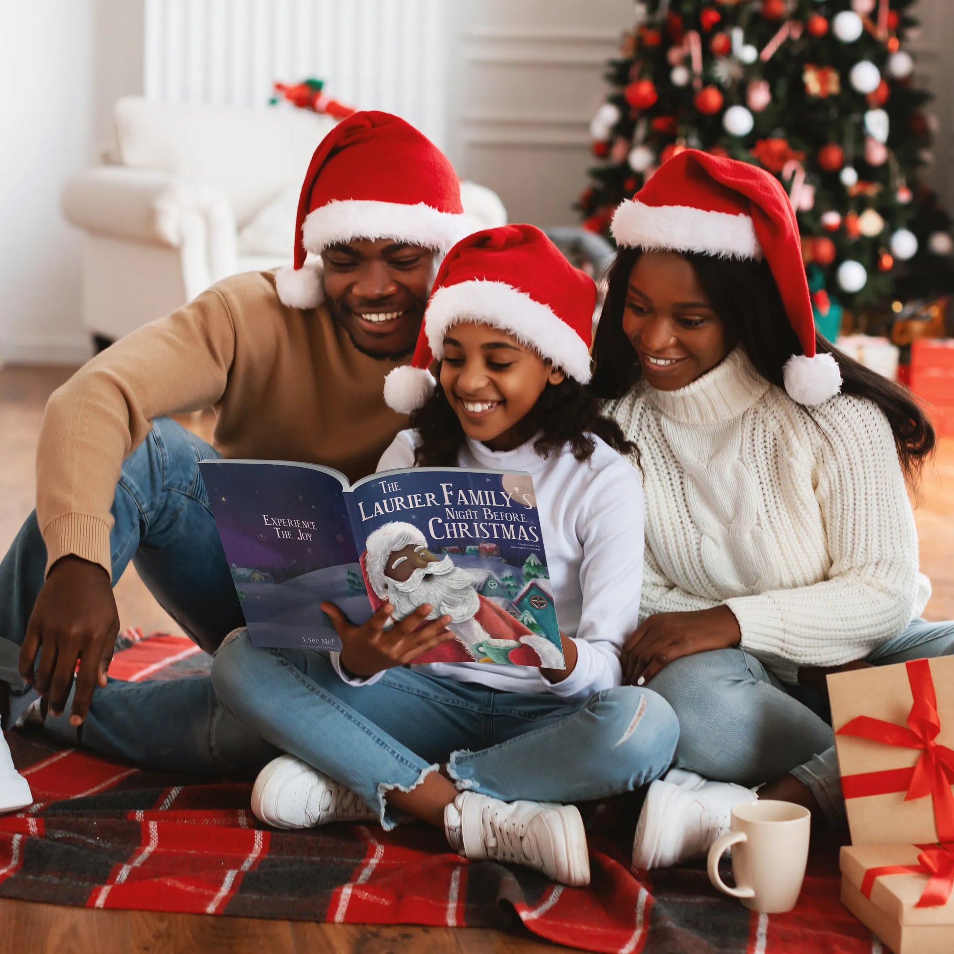 Our Family's Night Before Christmas Personalized Book and Ornament Gift Set