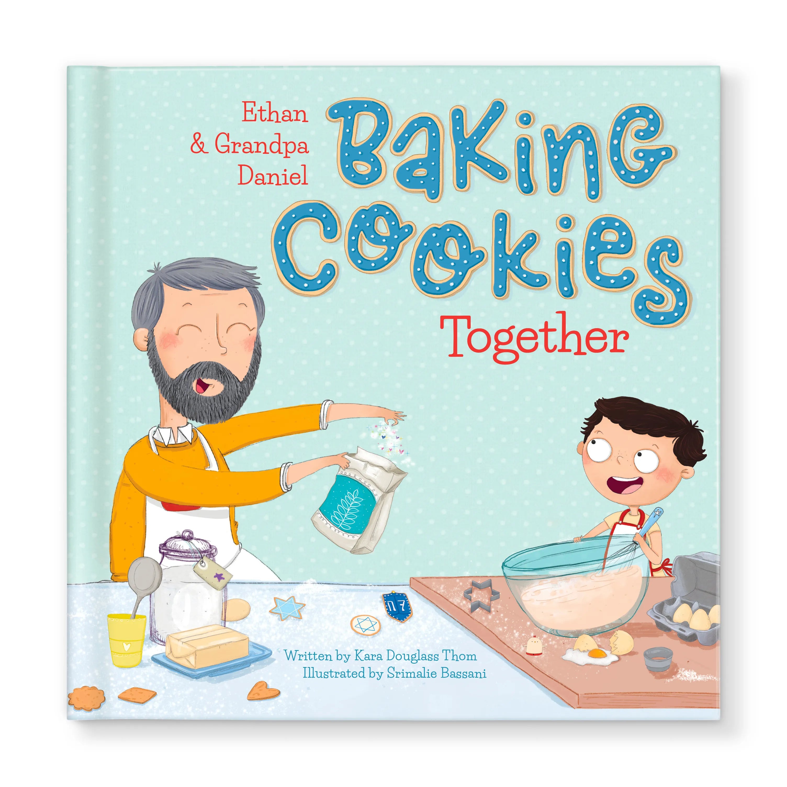 Baking Hanukkah Cookies Together Personalized Book