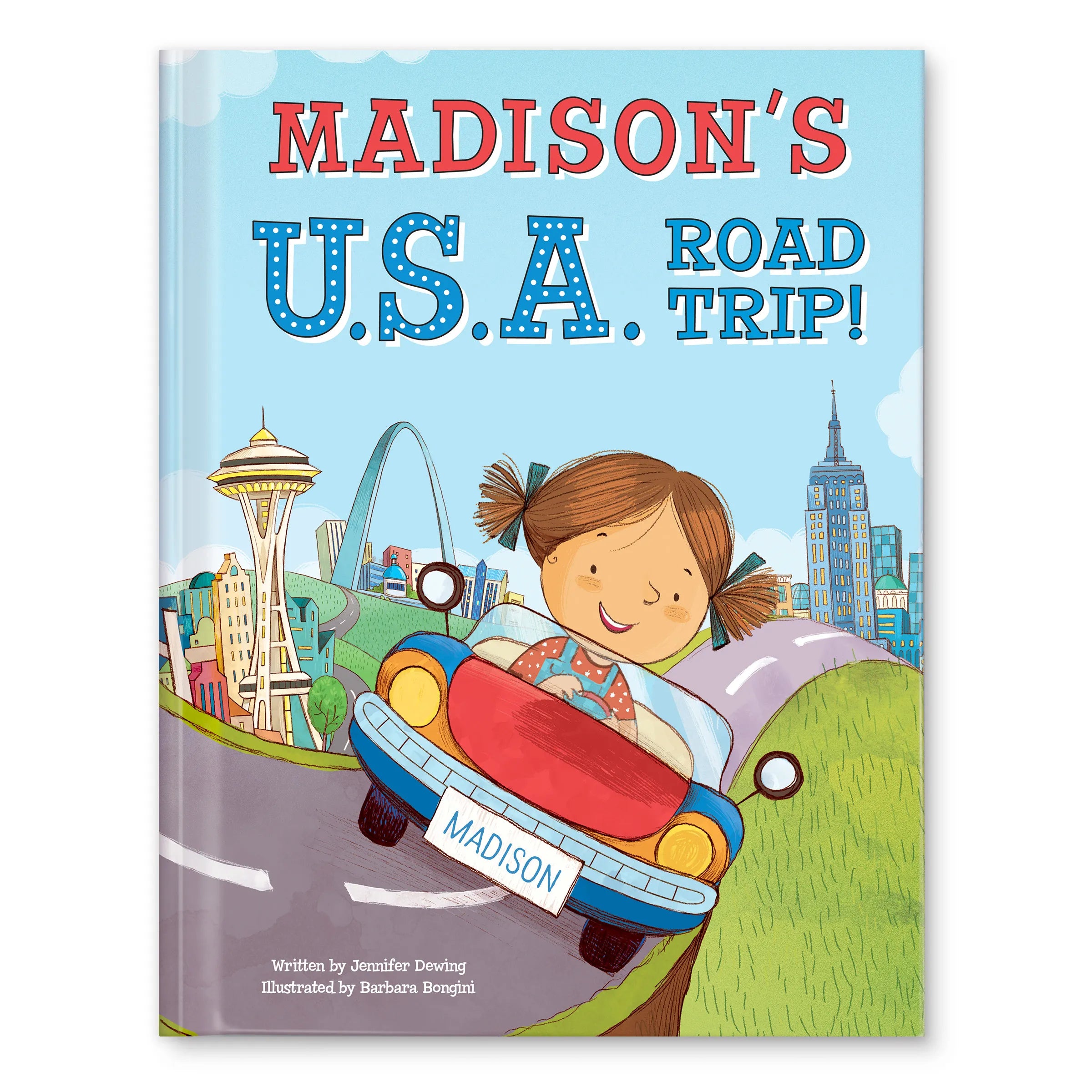 My U.S.A. Road Trip Personalized Book
